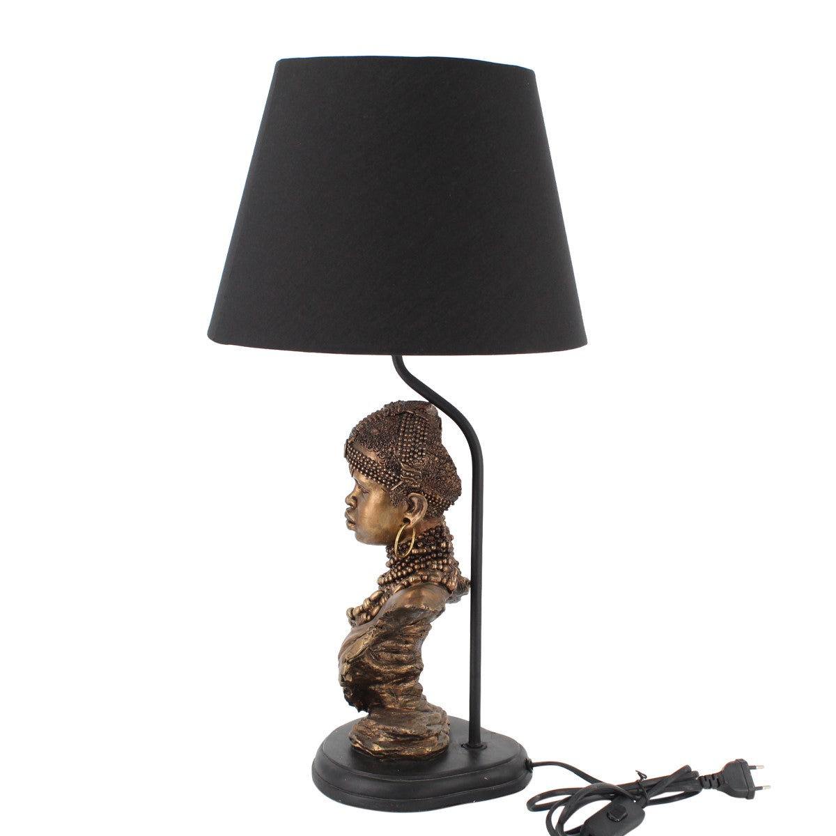 Candeeiro de mesa Busto Africano