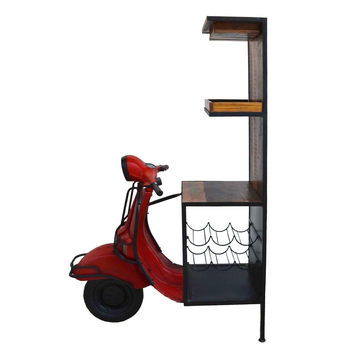 Motorcycle Scooter Bar Cabinet 110x183cm