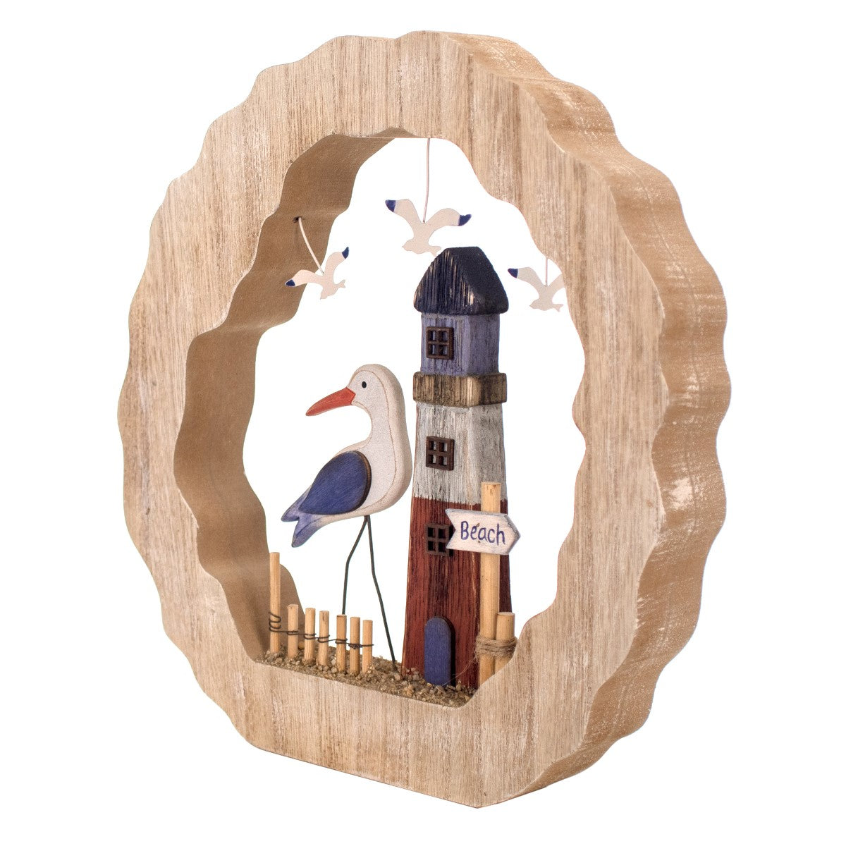 Lighthouse/Seagull Ornament