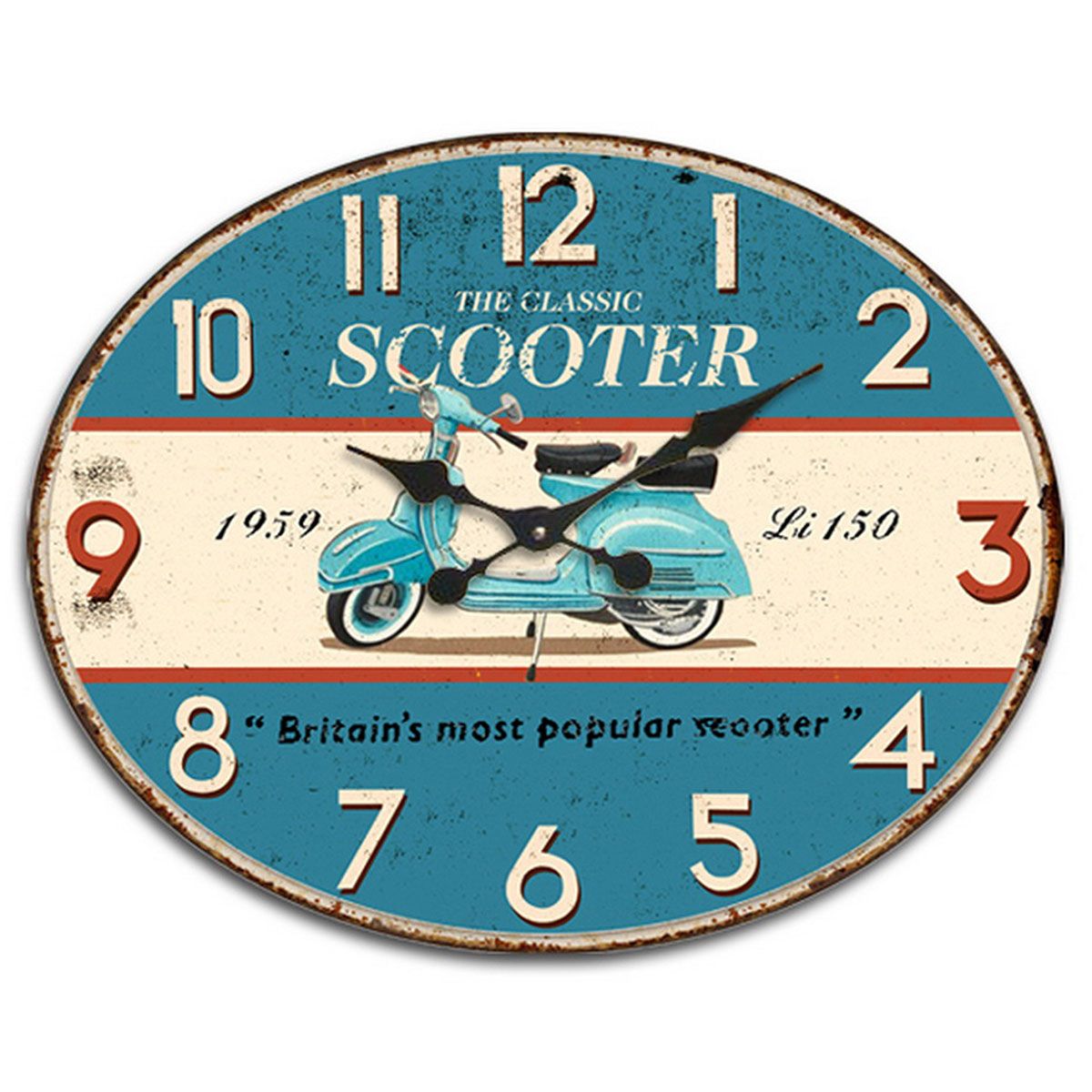 Reloj Oval Moto Vespa