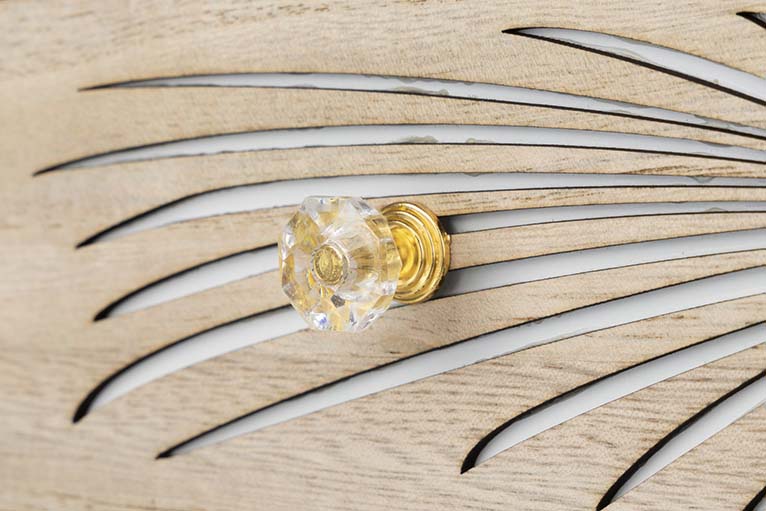 JEWELRY BOX 3 DRAWERS WOOD SIZE 24x12x29 CM