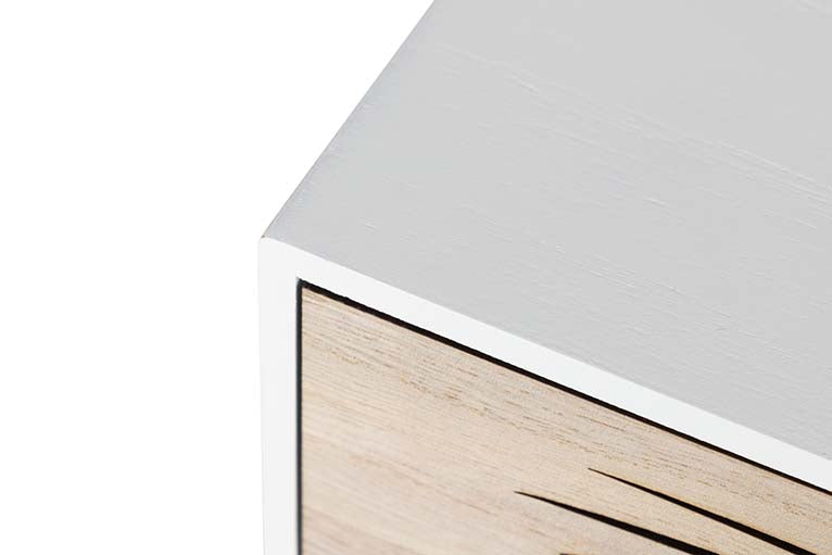 JEWELRY BOX 3 DRAWERS WOOD SIZE 24x12x29 CM