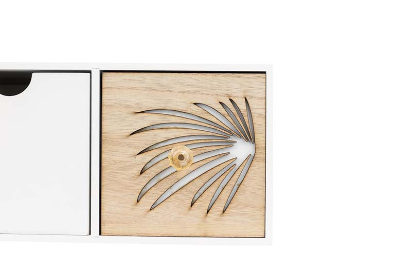 JEWELRY BOX 3 DRAWERS WOOD SIZE 40x12x14 CM