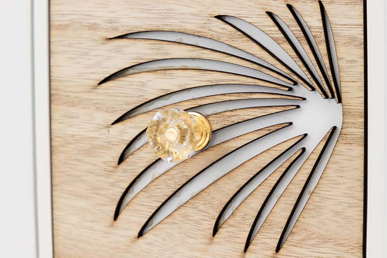 JEWELRY BOX 3 DRAWERS WOOD SIZE 40x12x14 CM