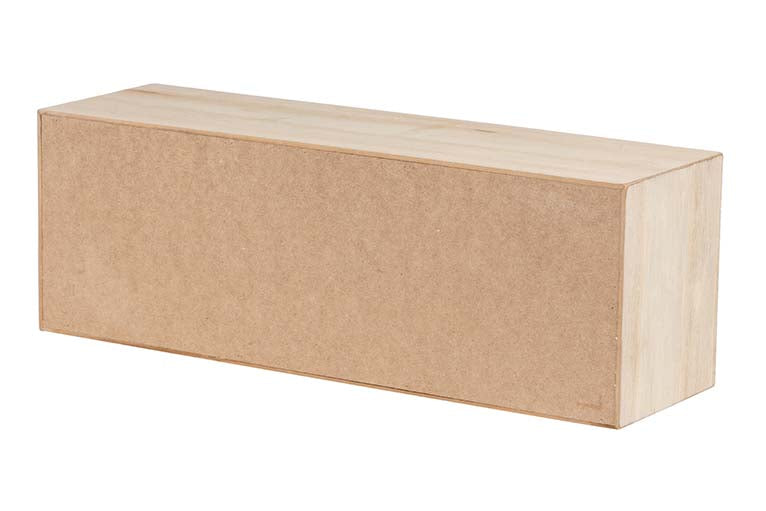 JEWELRY BOX 3 DRAWERS WOOD SIZE 40x12x14 CM