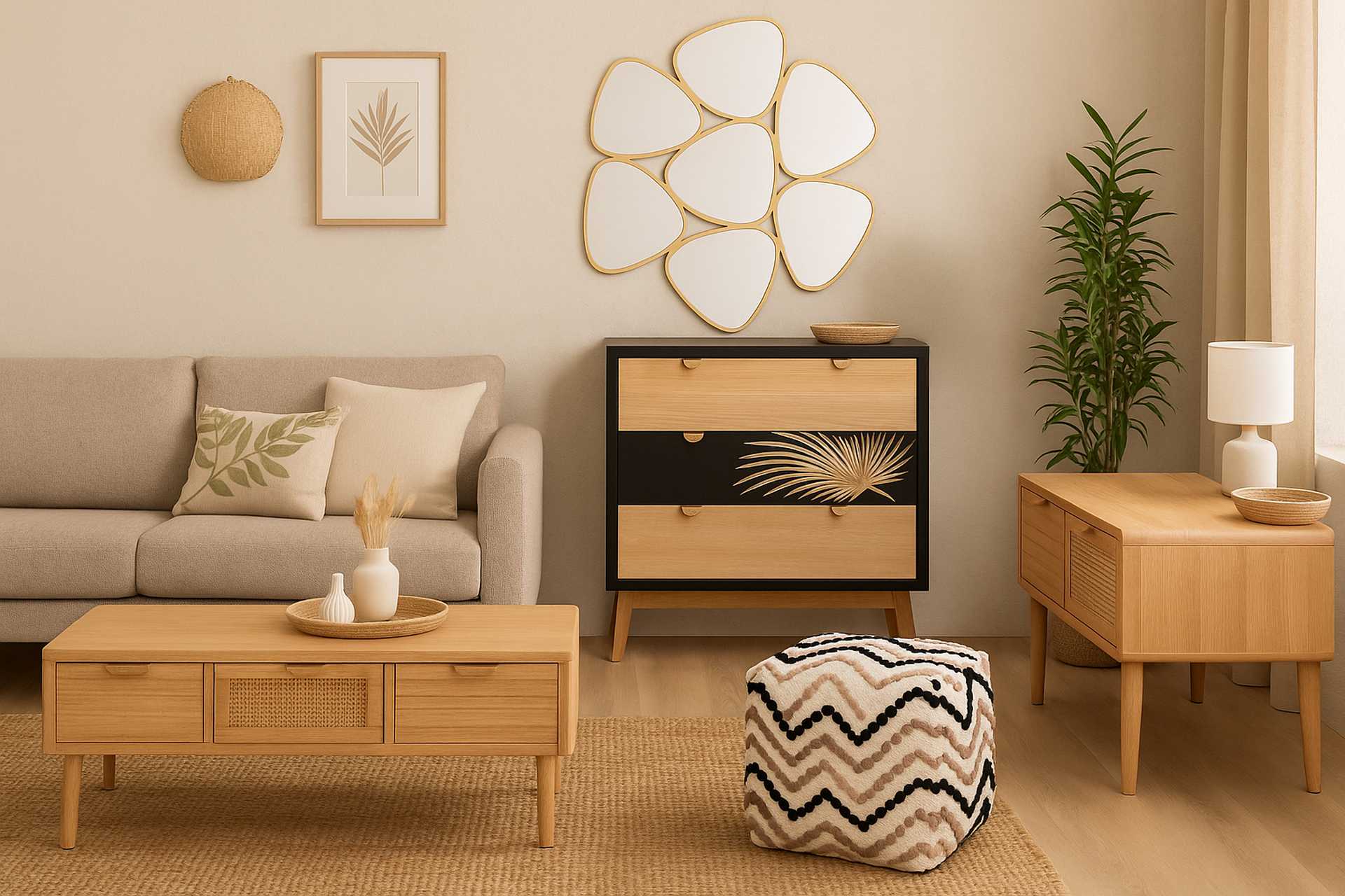 COMODA MADERA TALLA 3 CAJONES 80x34x76 CM