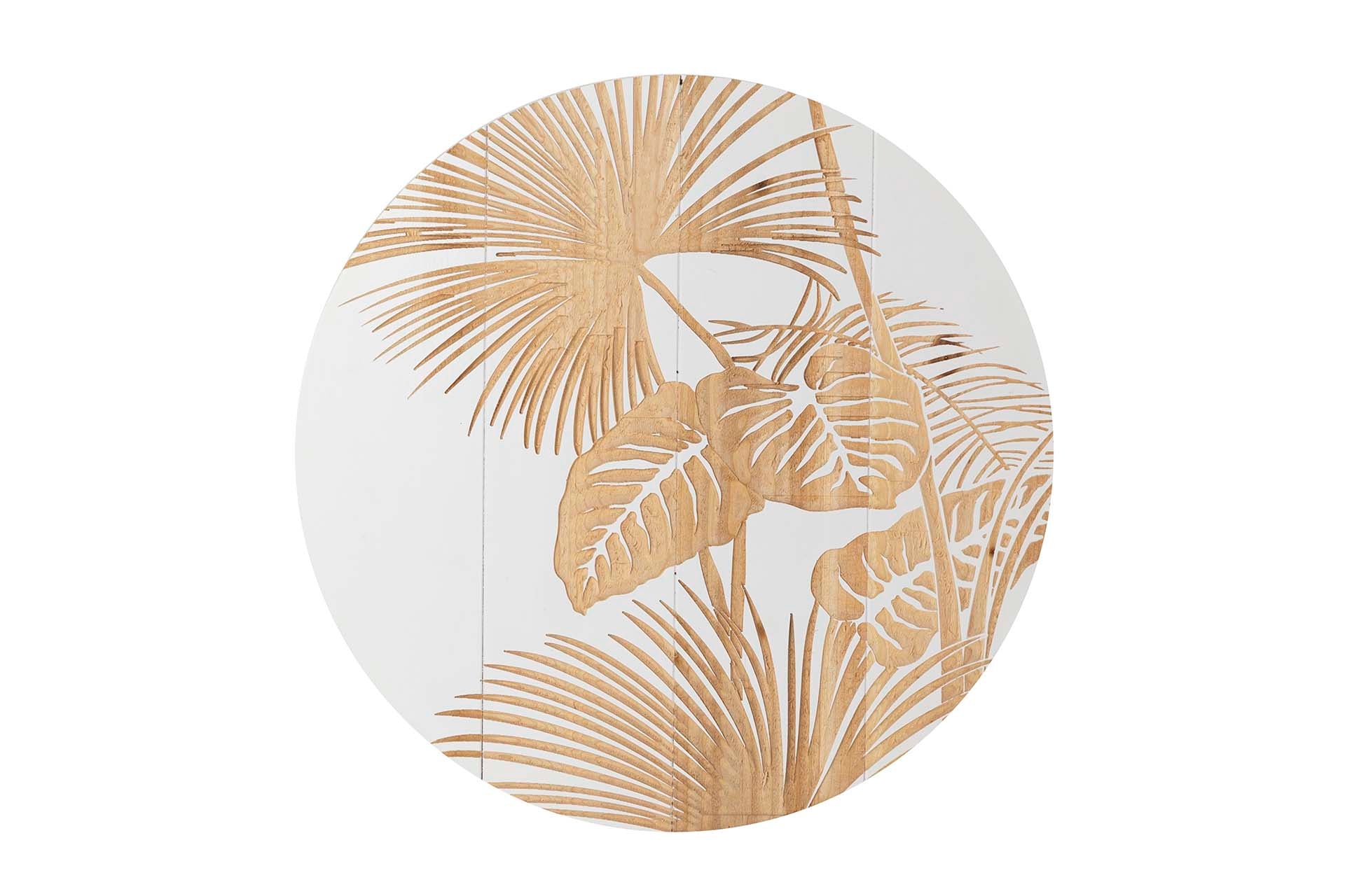 WOODEN SIDE TABLE SIZE 60x60x45 CM