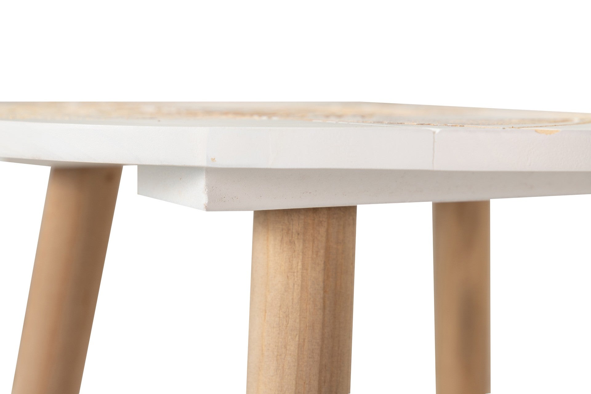 MESA AUXILIAR MADERA TALLA 45x45x50 CM