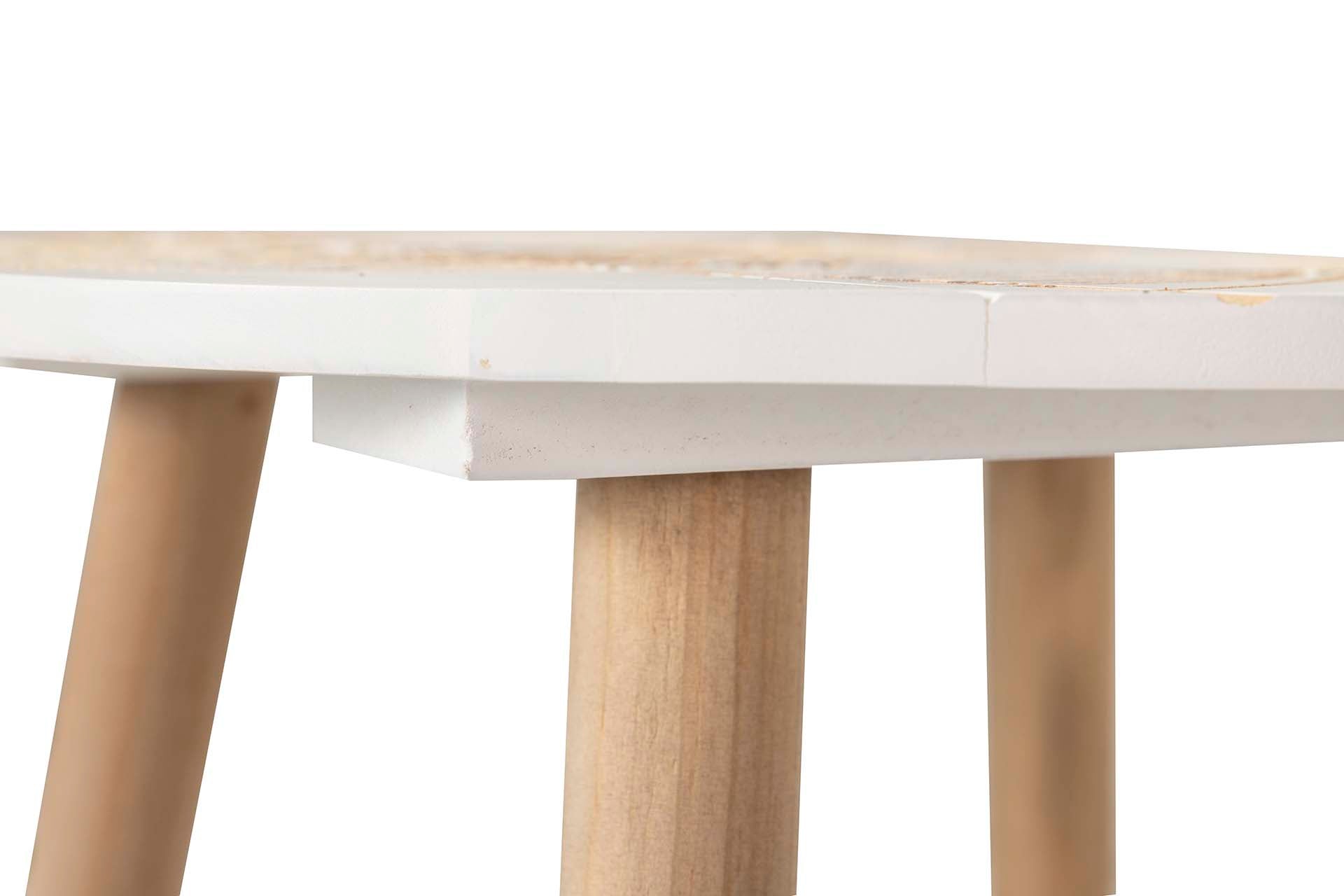 MESA AUXILIAR MADERA TALLA 45x45x50 CM