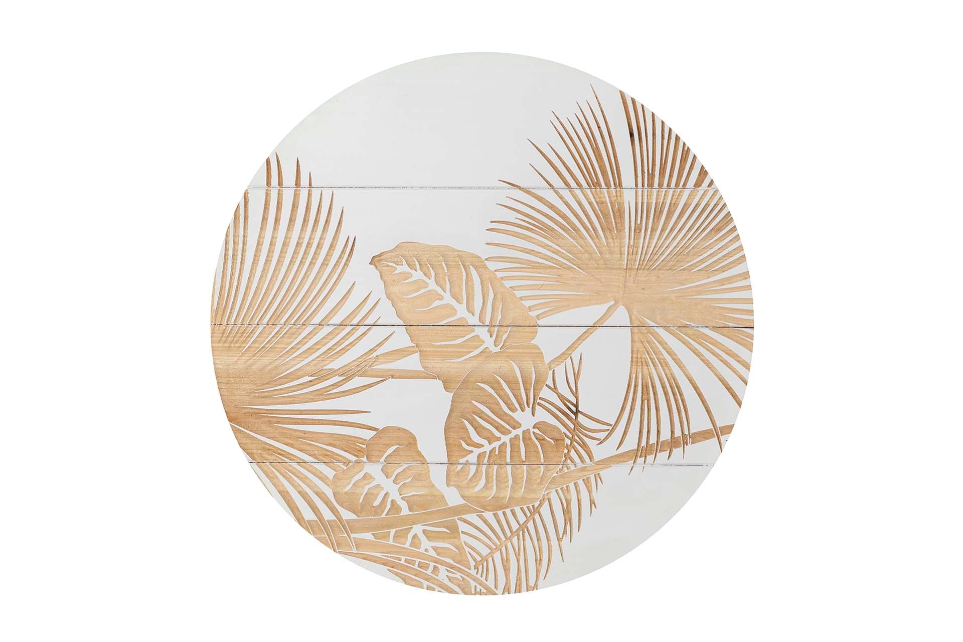 MESA AUXILIAR MADERA TALLA 45x45x50 CM