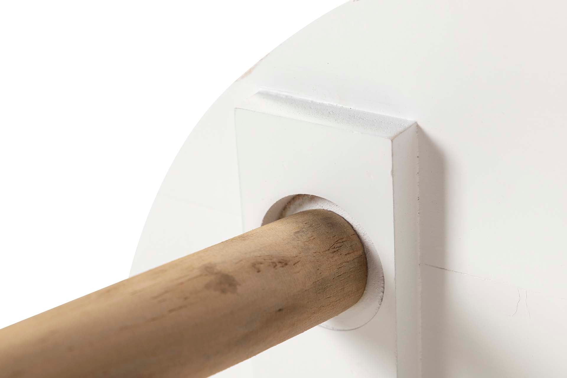 MESA AUXILIAR MADERA TALLA 45x45x50 CM