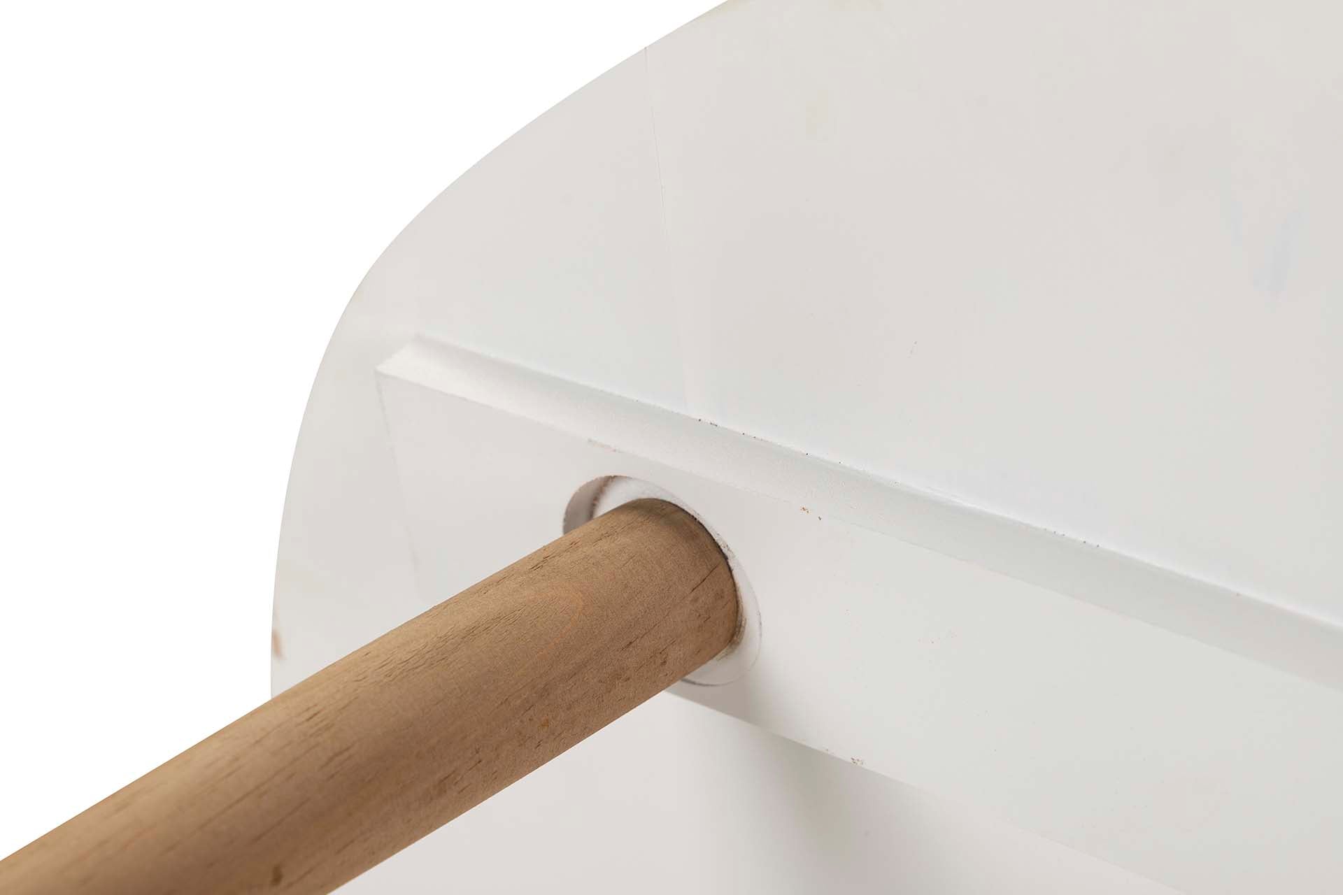 WOODEN SIDE TABLE SIZE 60x60x45 CM