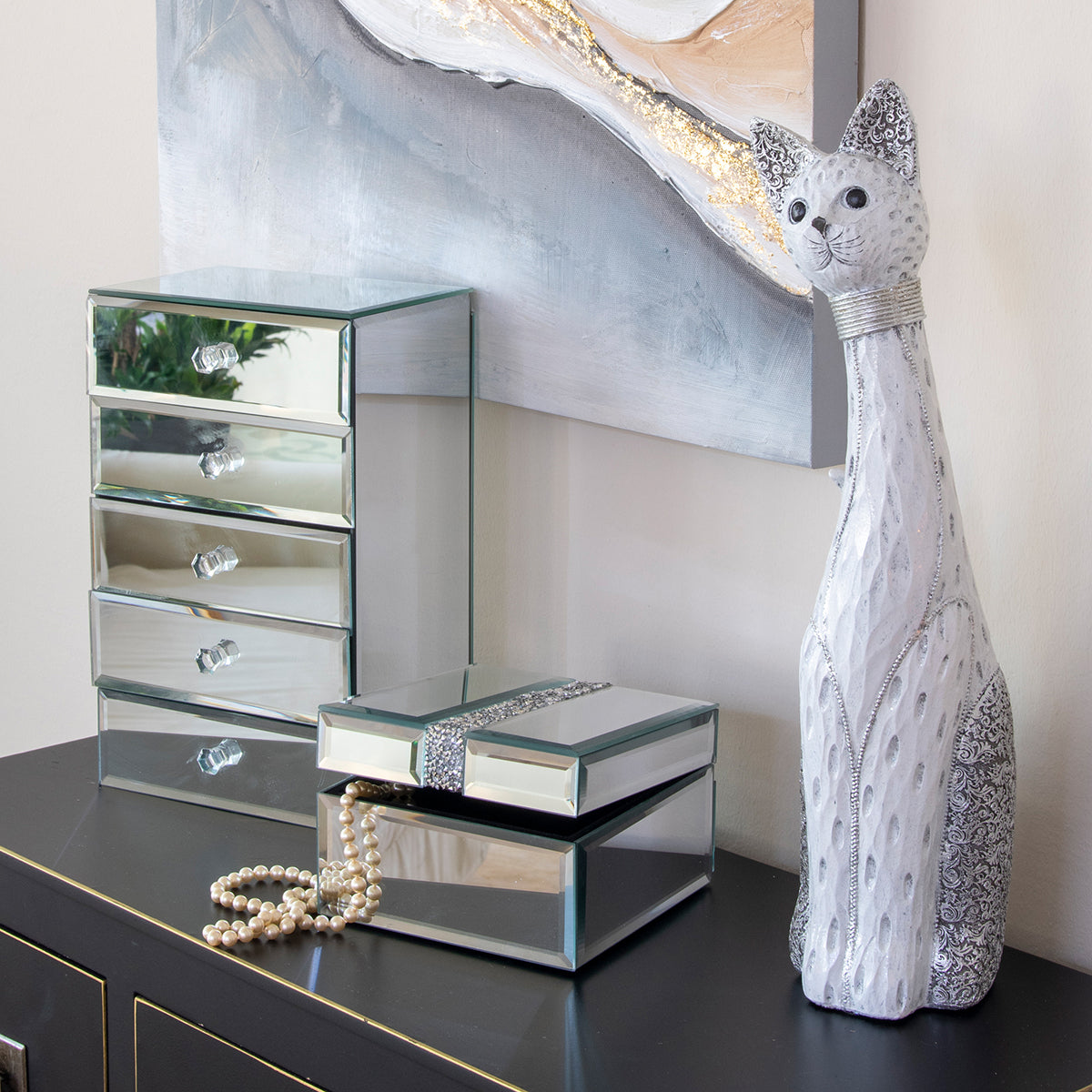 Joyero Cristal 4 Cajones