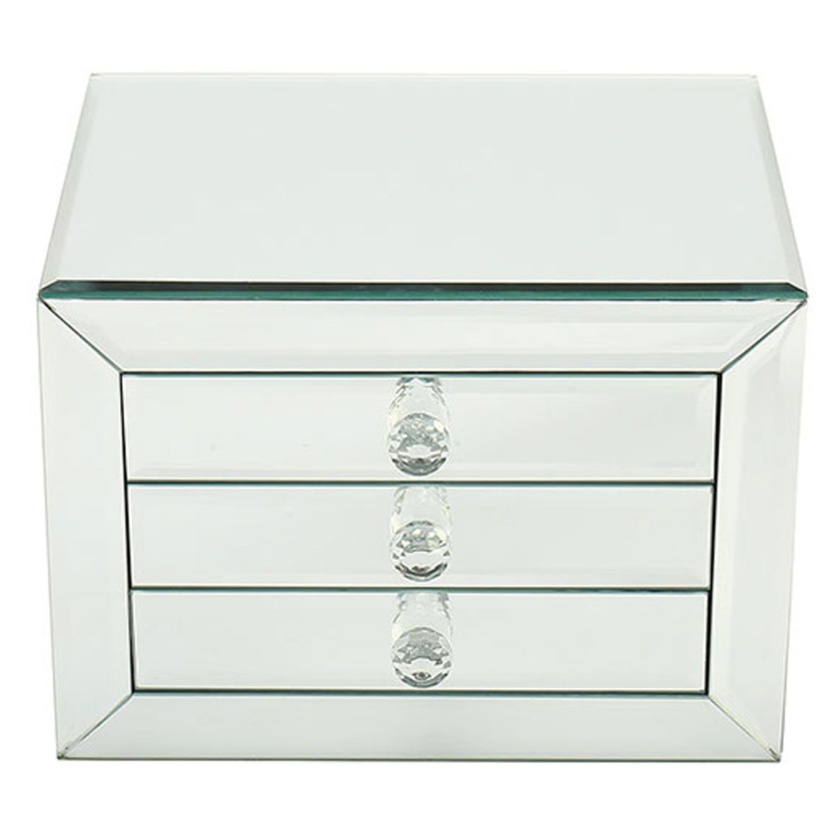 3-Drawer Crystal Jewelry Box