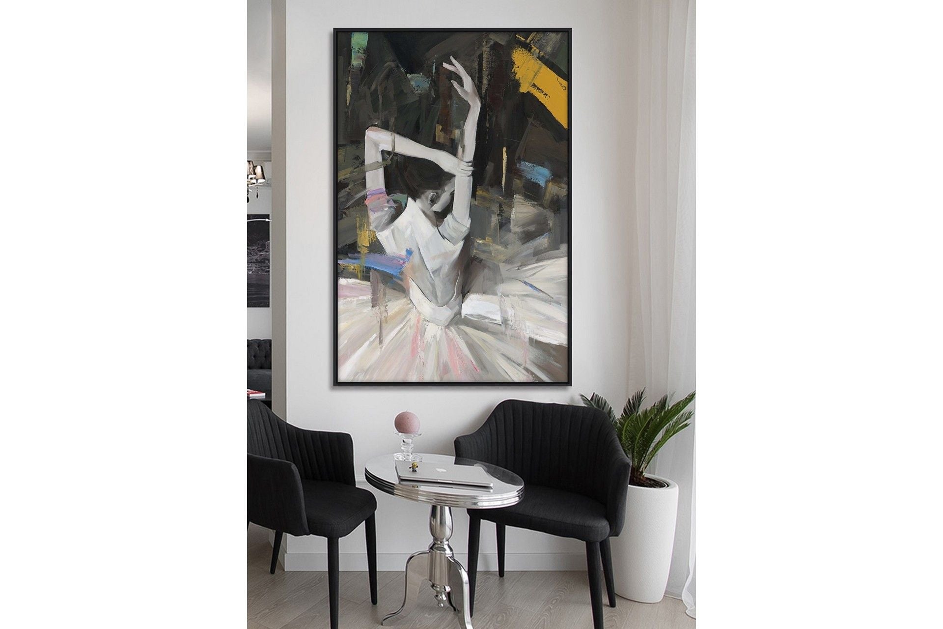 CUADRO BAILARINA 80x4x120 CM