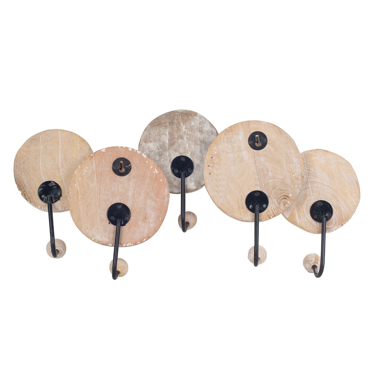 Percha 5 Pomos Redondeles