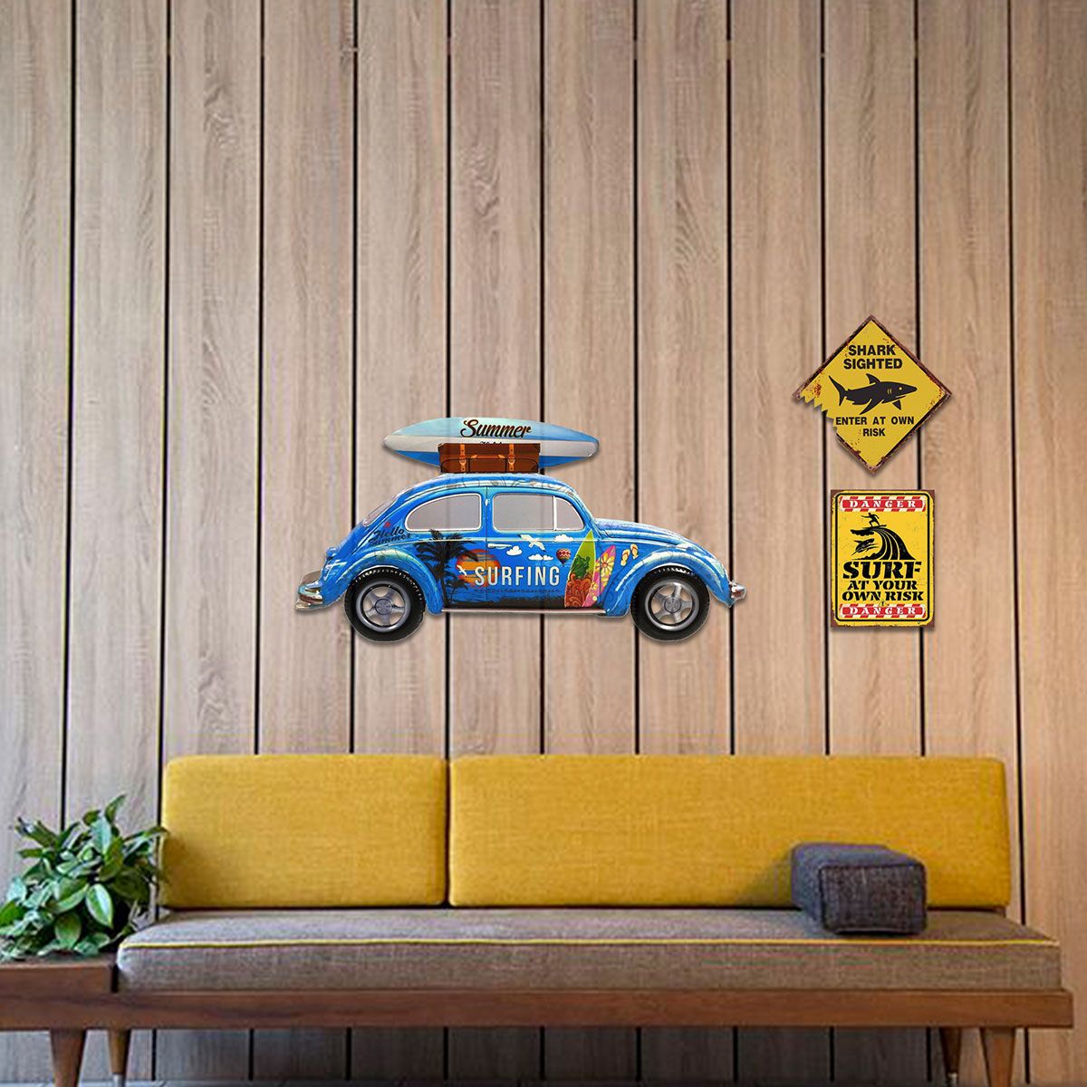 Placa Pared Surf