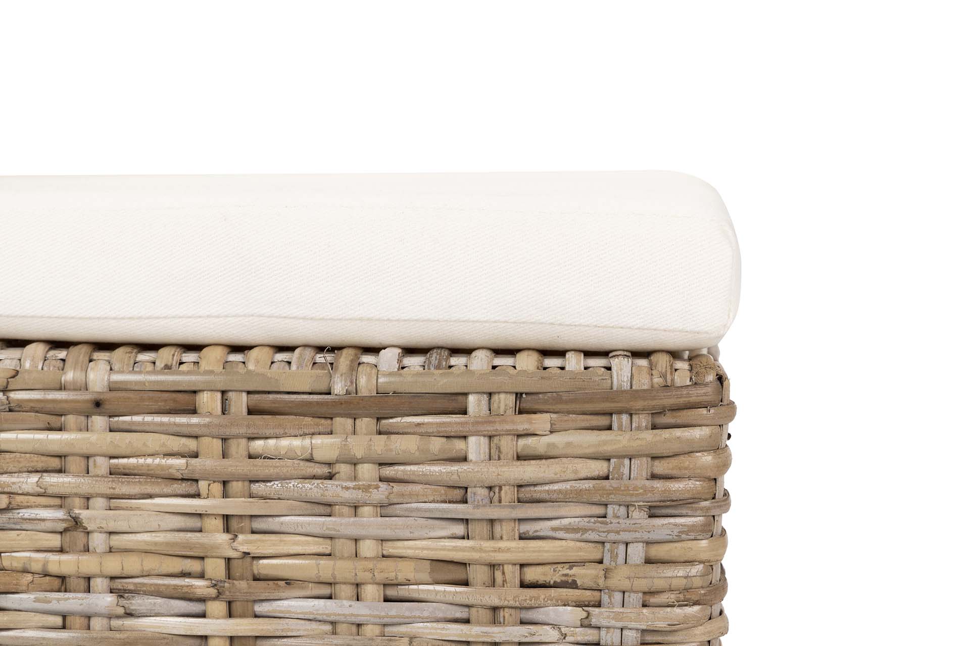 SILLA RATAN LINO MADERA BEIGE NATURAL 53x48x98 CM