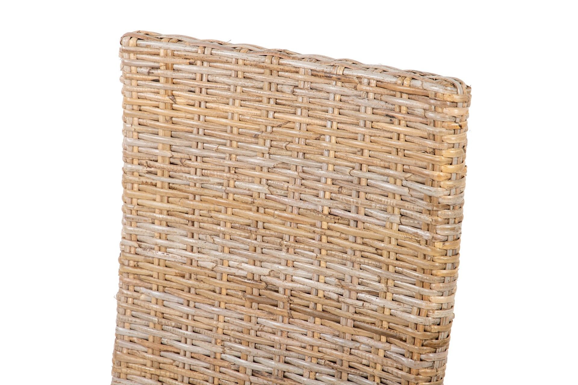 SILLA RATAN LINO MADERA BEIGE NATURAL 53x48x98 CM