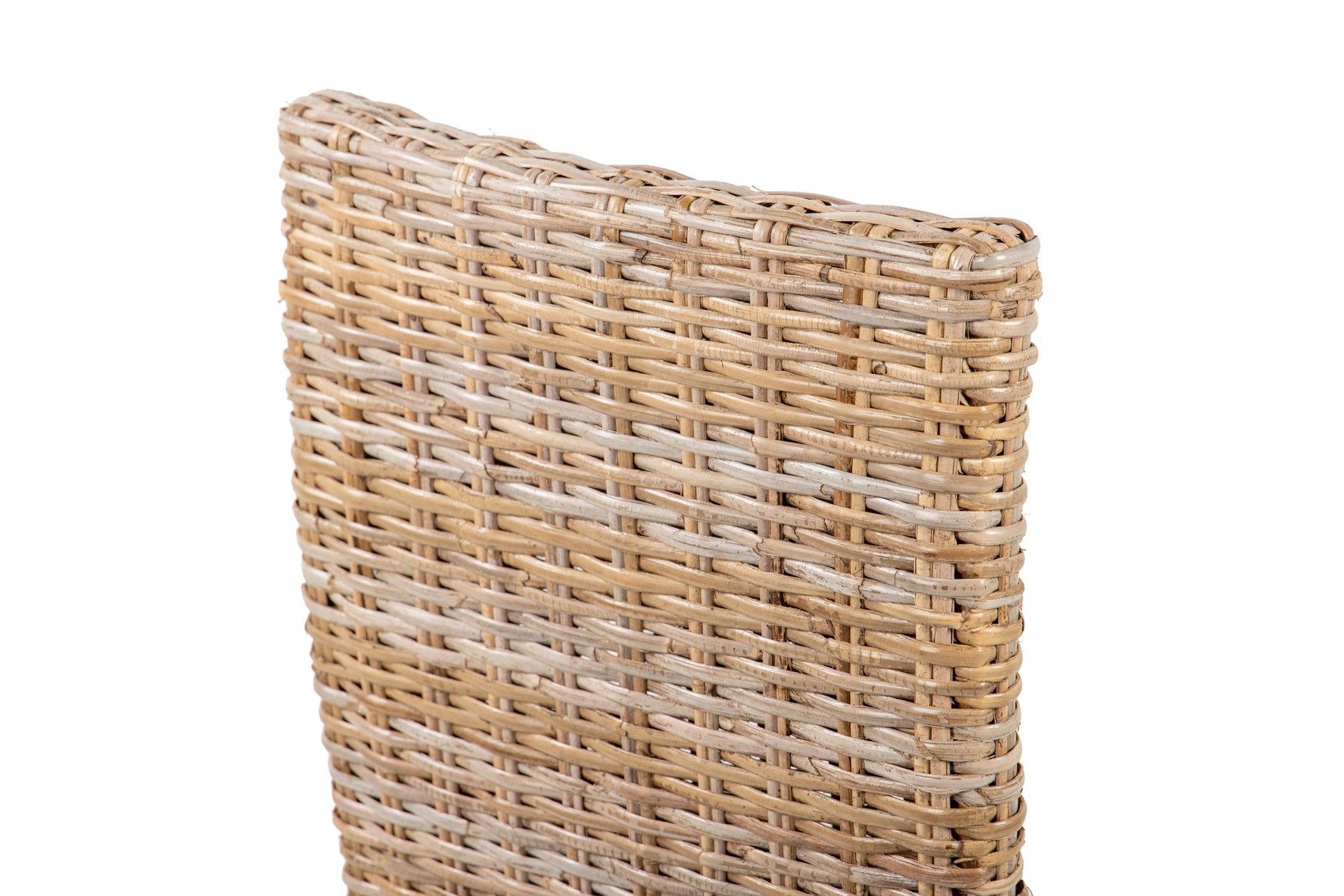 SILLA RATAN LINO MADERA BEIGE NATURAL 53x48x98 CM