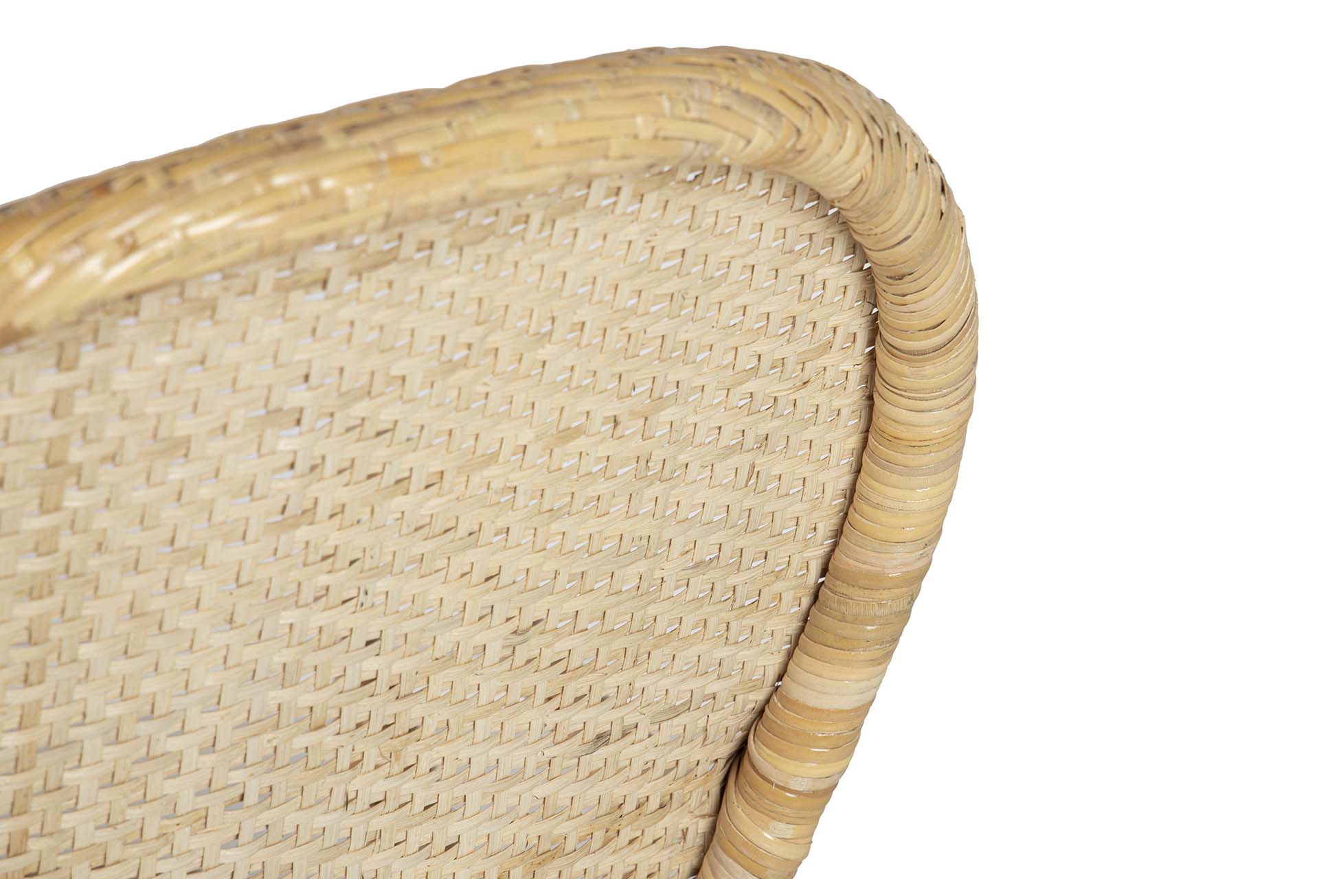 BROWN RATTAN CHAIR 60x55x92 CM