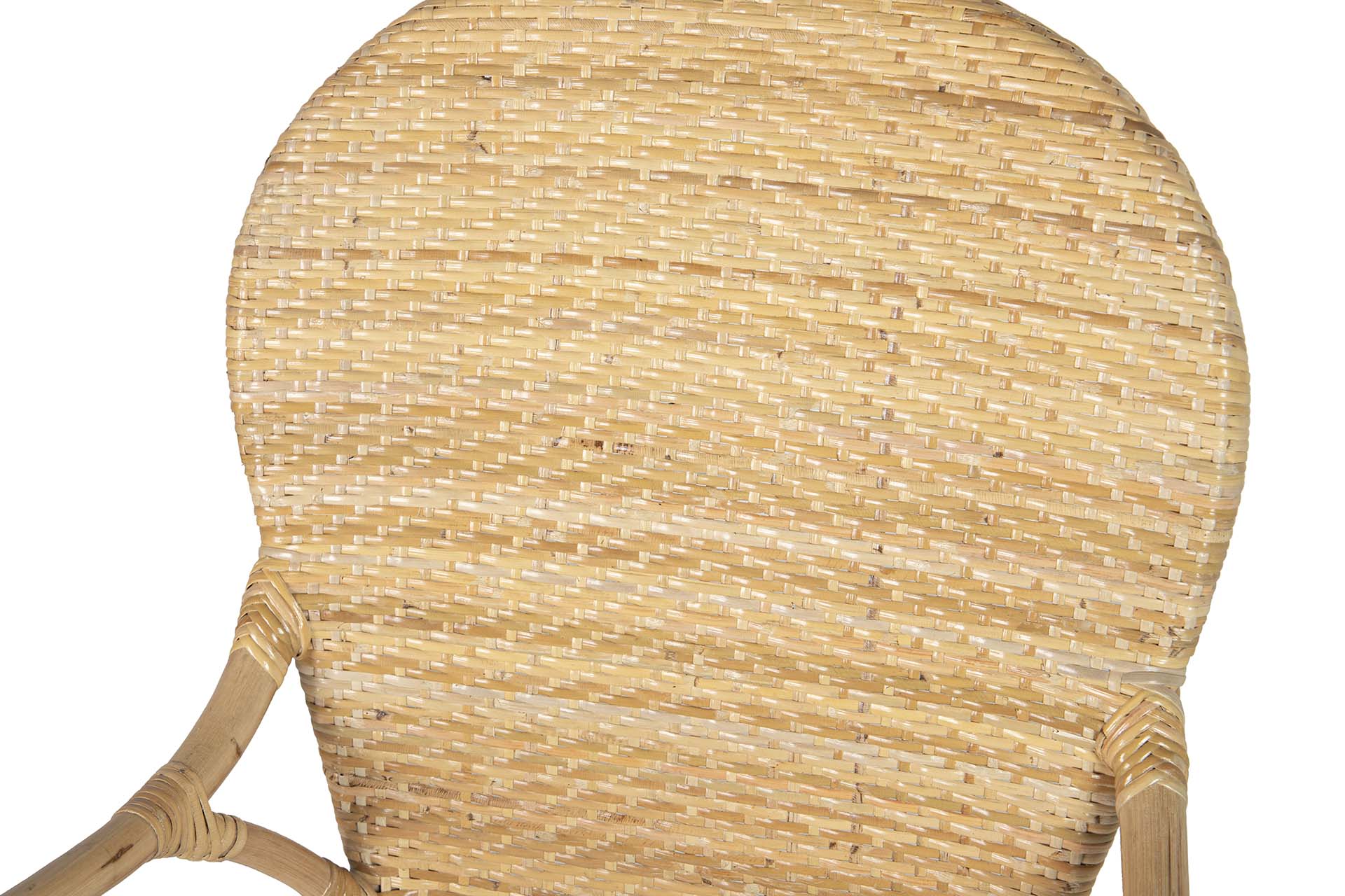BROWN RATTAN CHAIR 60x55x92 CM