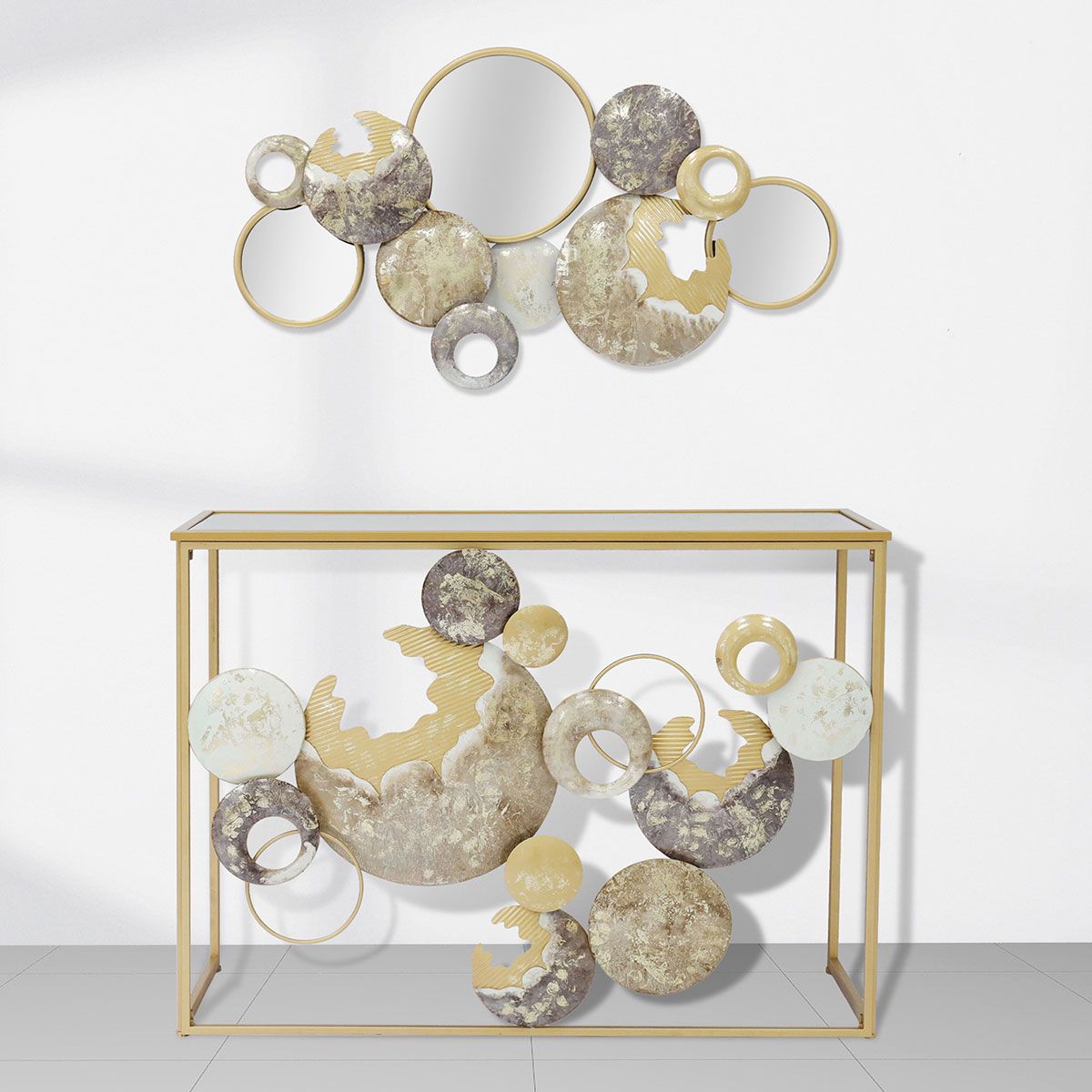 Wall Mirror Decoration 100X56Cm