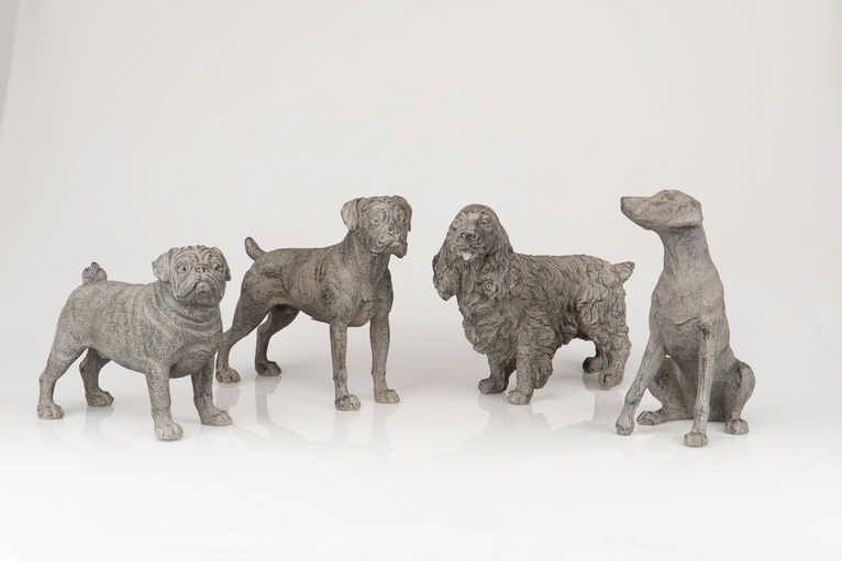 FIGURA PERRO RESINA 31x12x24 CM