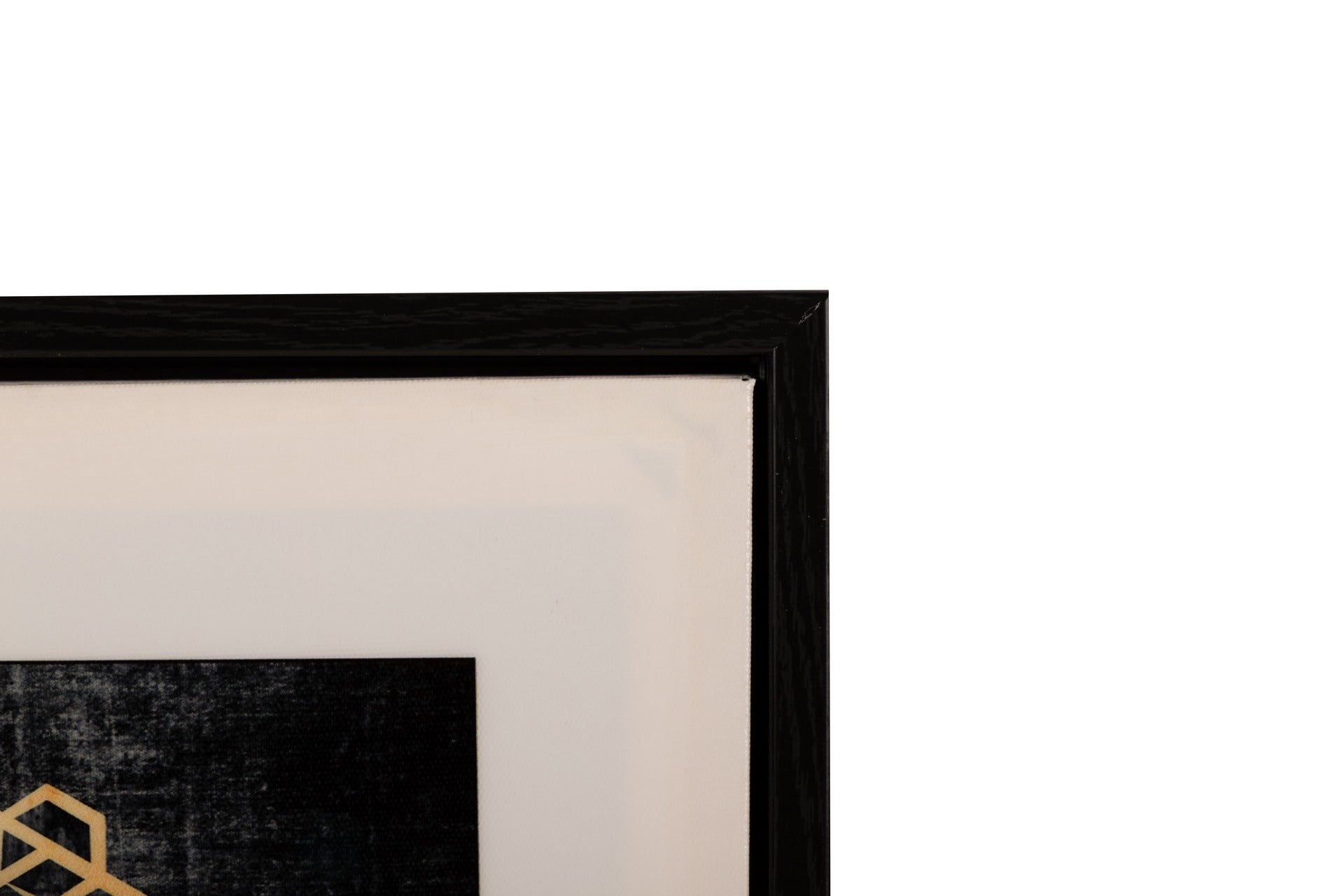 SET OF 4 ABSTRACT PRINT PAINTINGS 40x2.8x40 CM