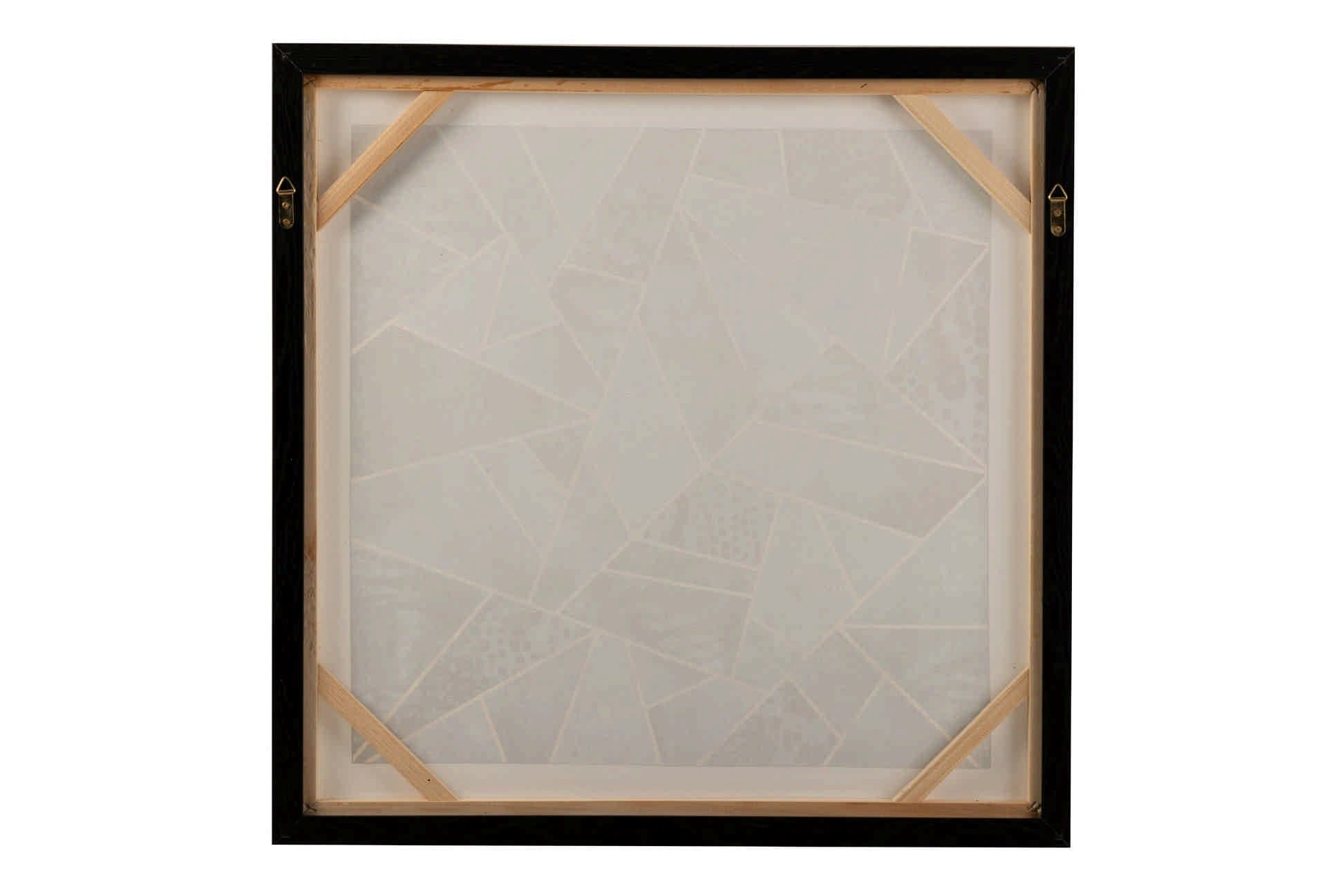 SET OF 2 ABSTRACT PAINTINGS 60x2.8x60 CM