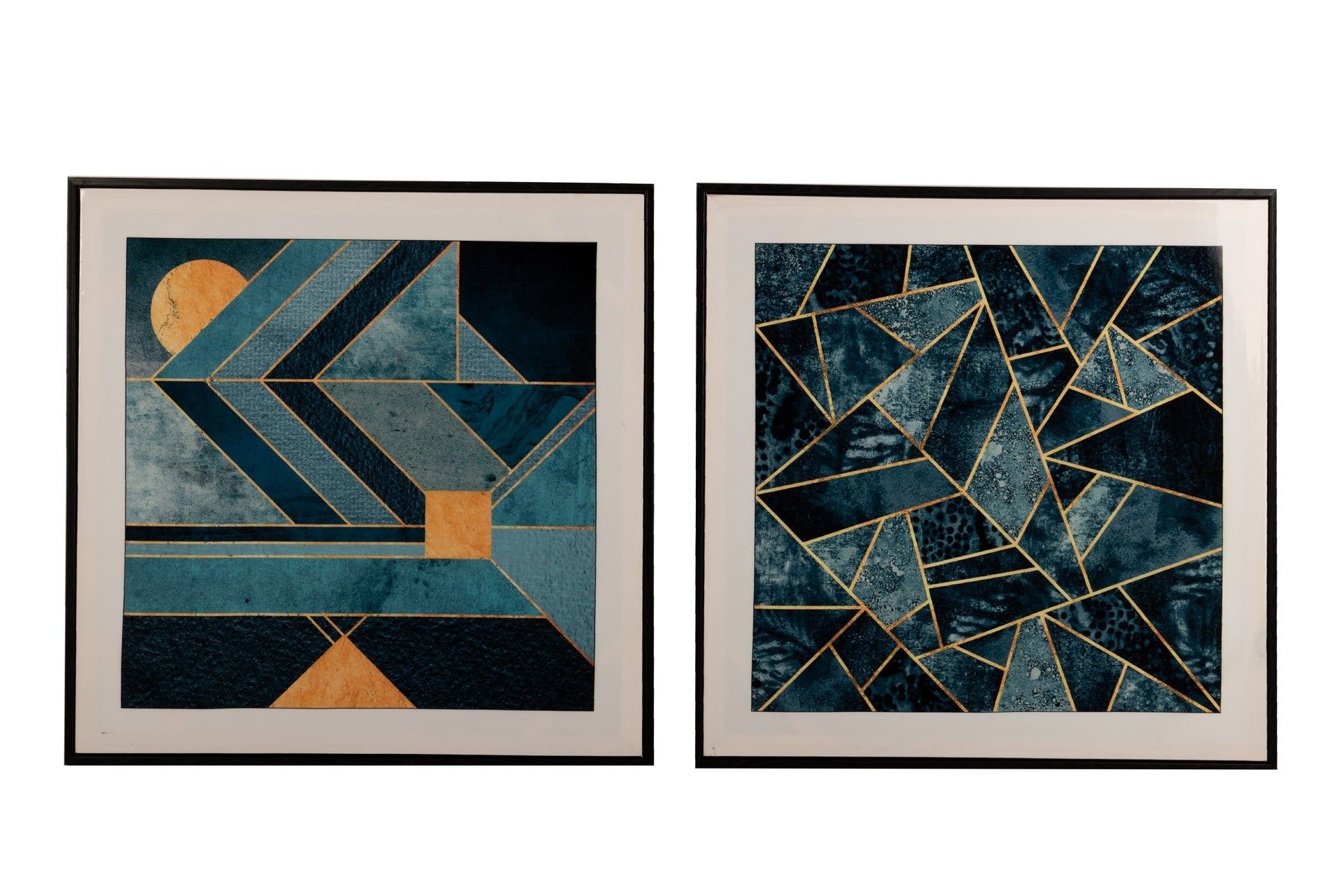 SET 2 CUADROS ABSTRACTOS 60x2,8x60 CM