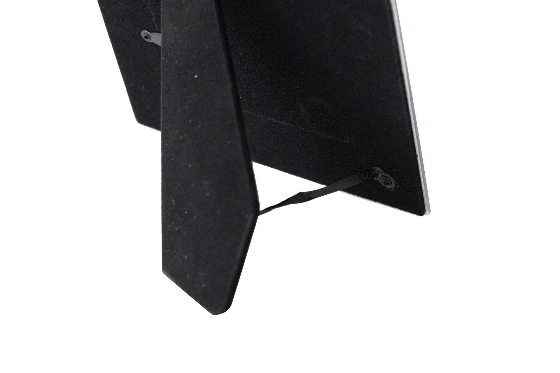 PORTAFOTOS CRISTAL IMPRESION NEGRO DORADO 10x15 CM - Min.2 uds