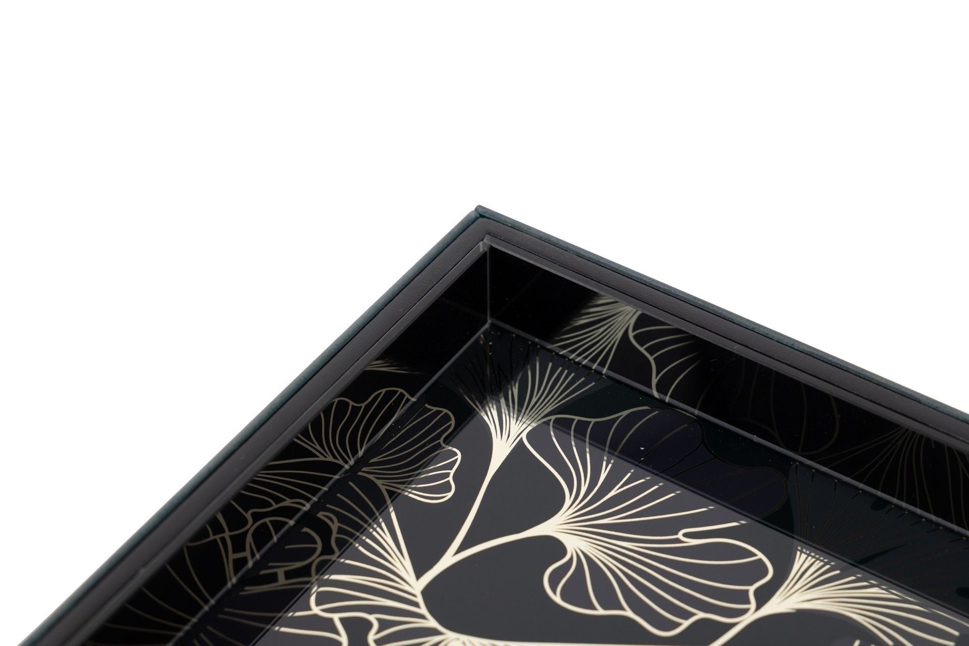 BANDEJA CRISTAL IMPRESION FOIL 26x18x3 CM