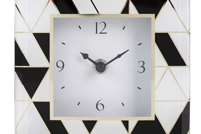 RELOJ CRISTAL IMPRESION FOIL 15x5x15 CM