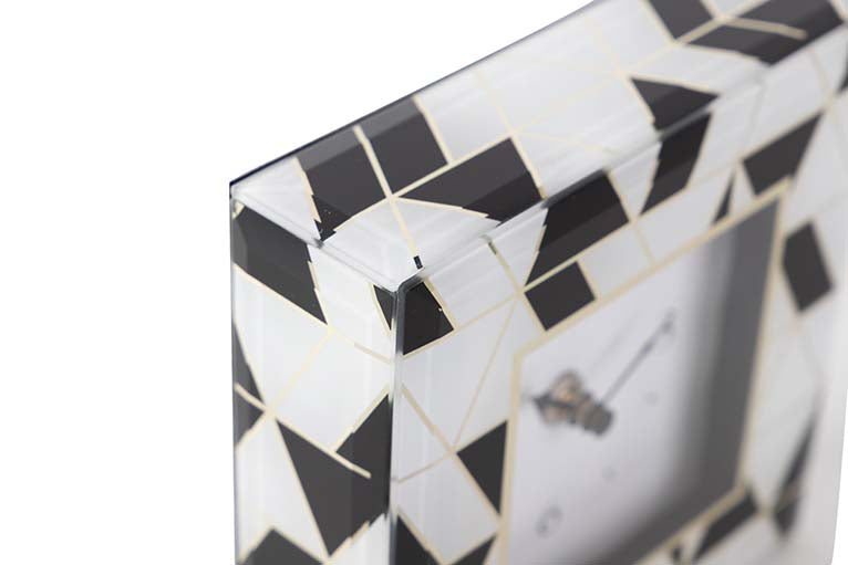 RELOJ CRISTAL IMPRESION FOIL 15x5x15 CM