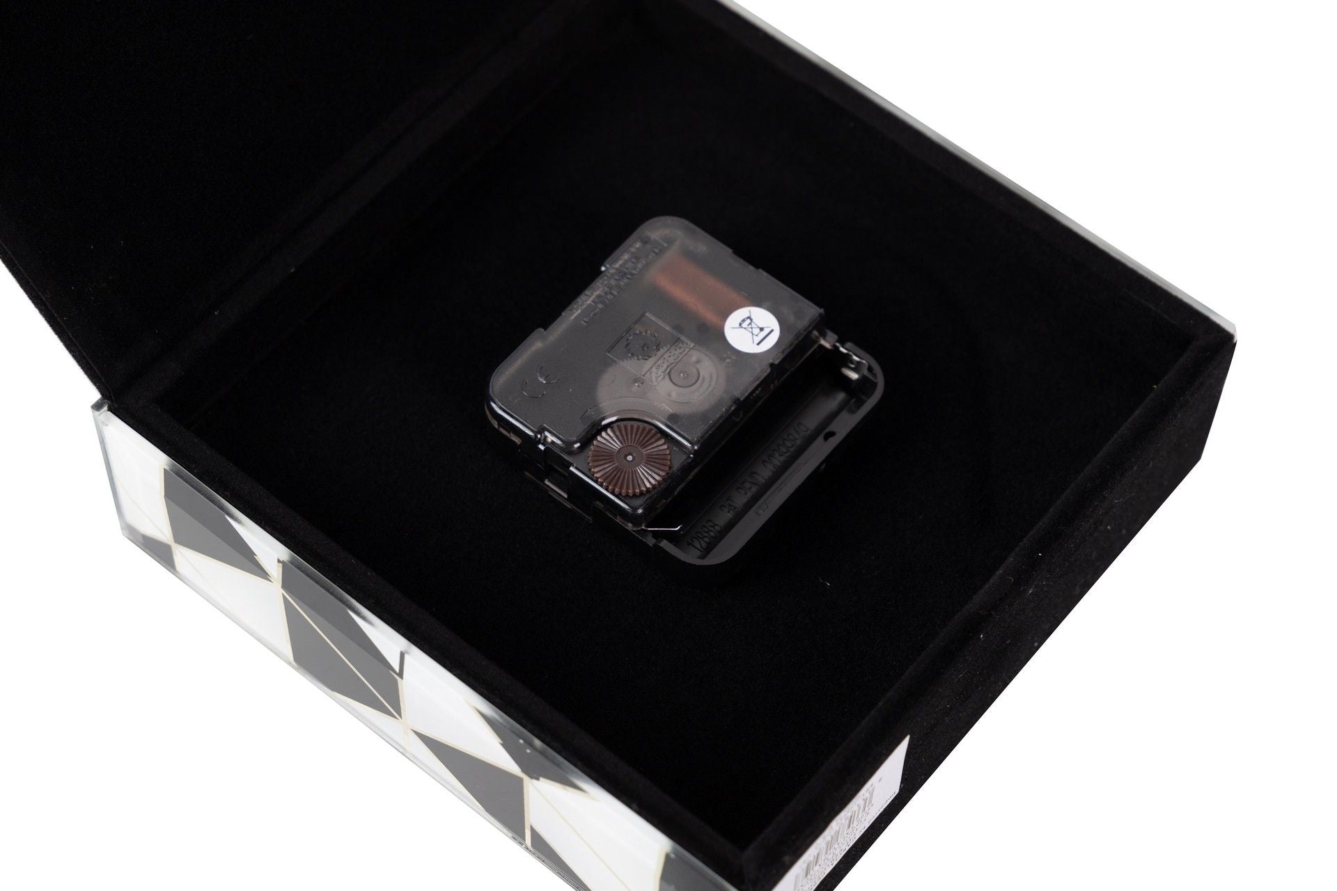 RELOJ CRISTAL IMPRESION FOIL 15x5x15 CM