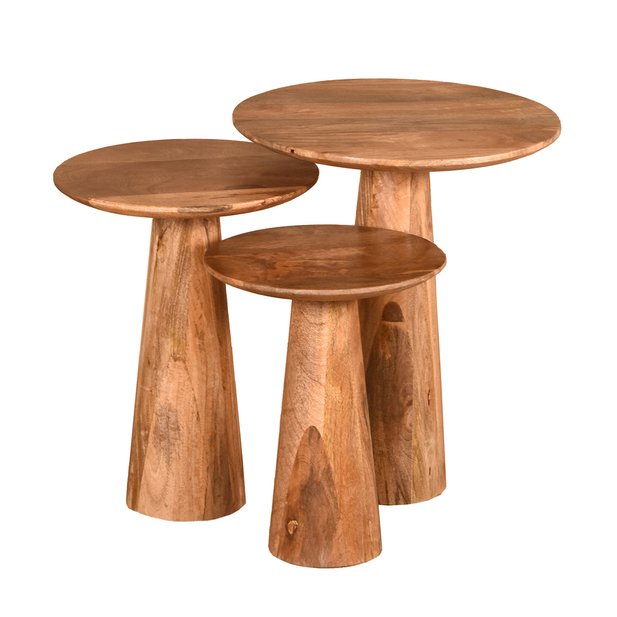 S/3 Wooden Tables