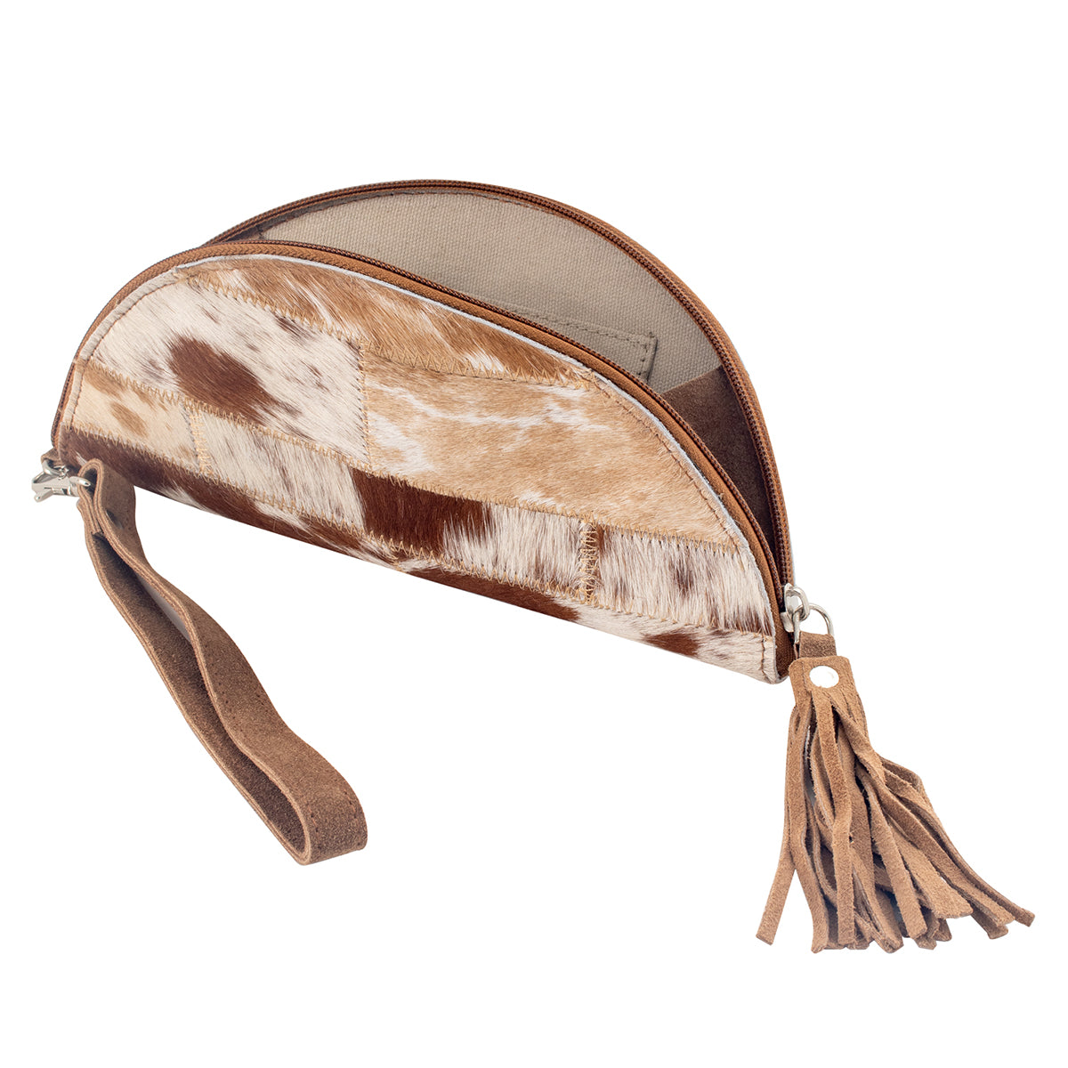 Necessaire marrom 23x11