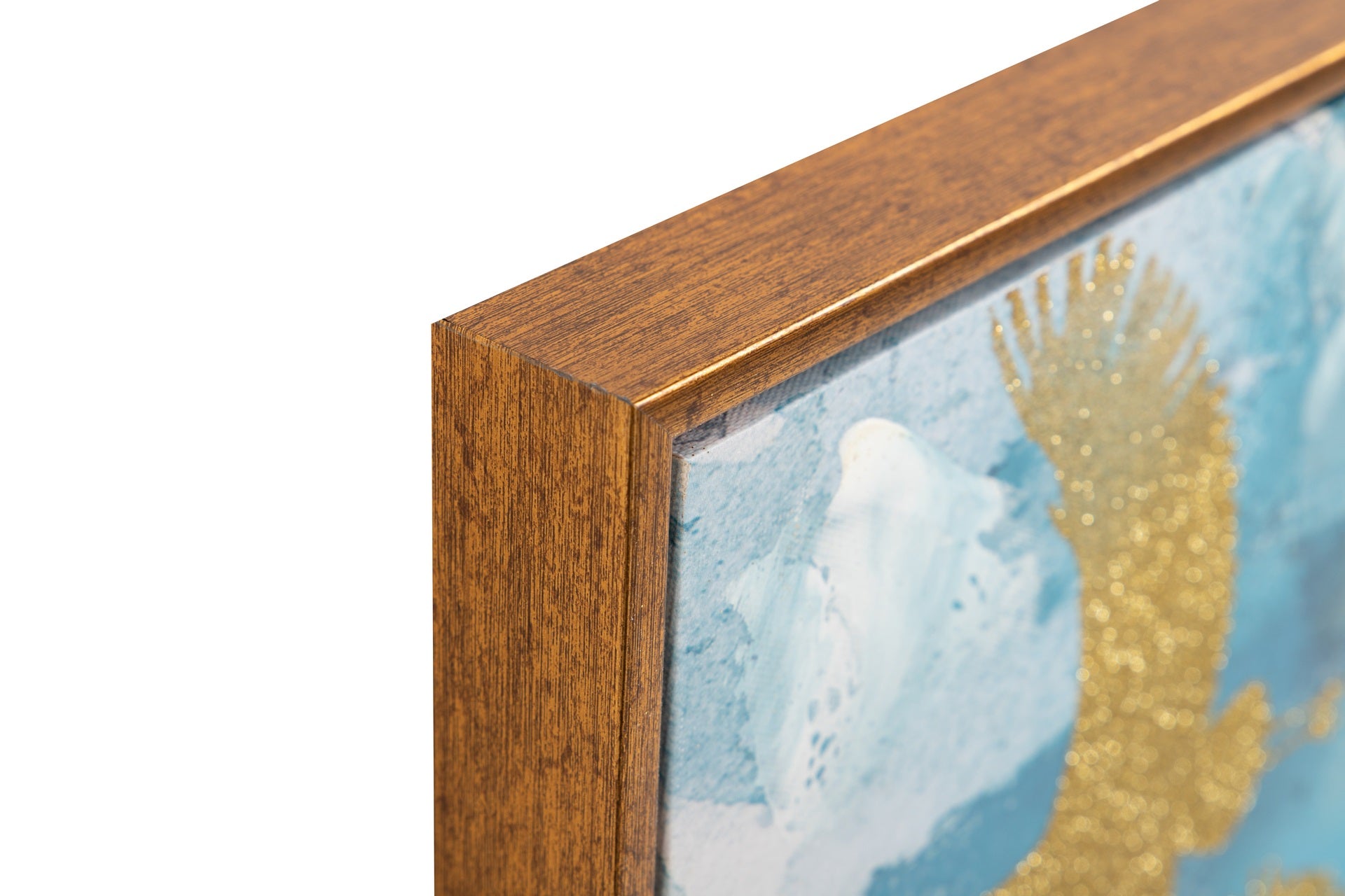 SET OF 2 PICTURES 80% HAND PAINTED FOIL 150x4x60 CM