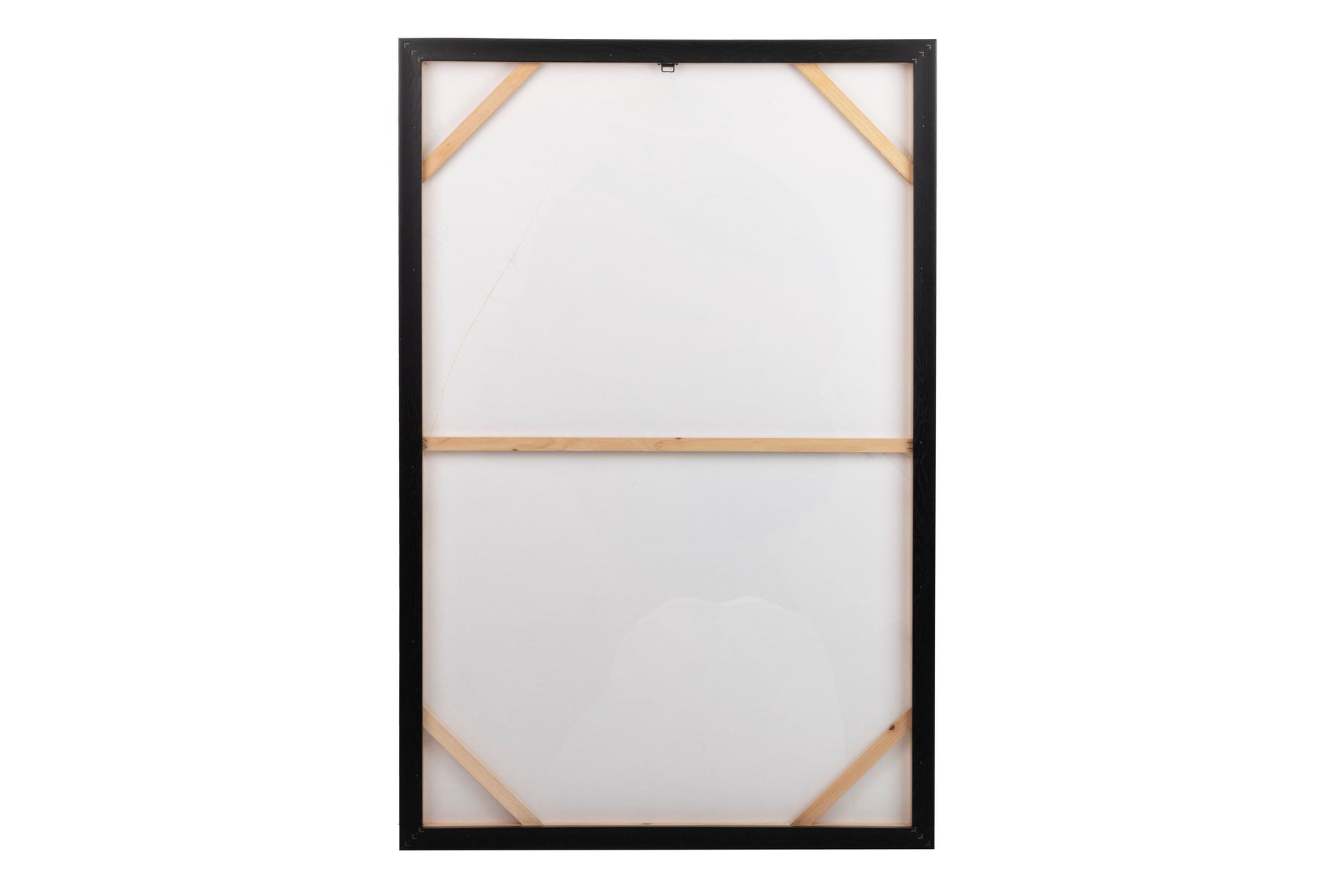 WOMAN PAINTING WITH BLACK FRAME 80x4x120 CM