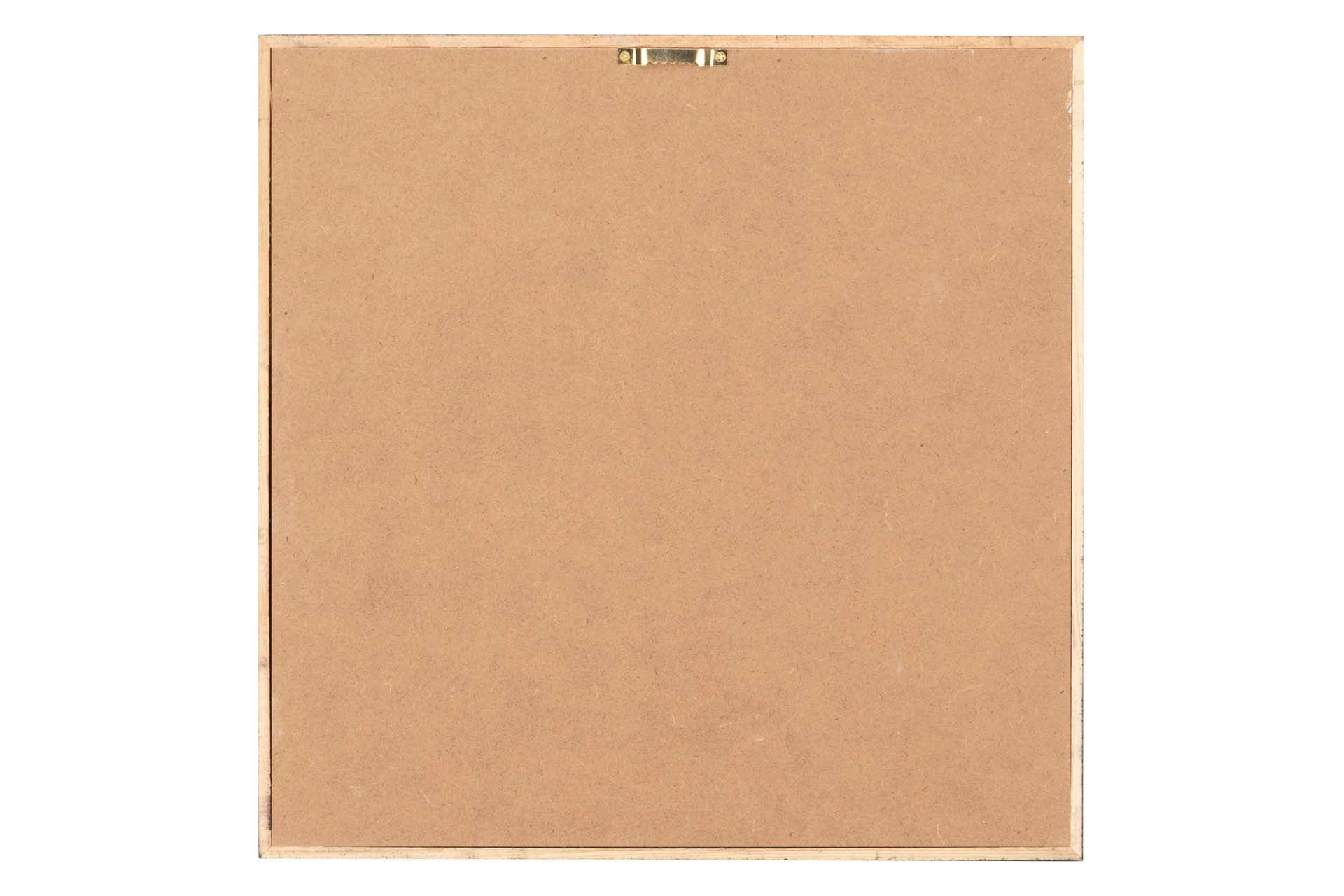 SET 2 CUADROS PALMERAS CON MARCO NEGRO 39x2x39 CM