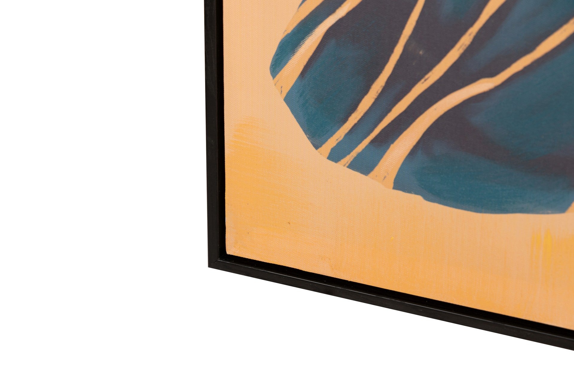 CONJUNTO DE 2 QUADROS DE BORBOLETAS COM MOLDURA PRETA 90x4x60 CM