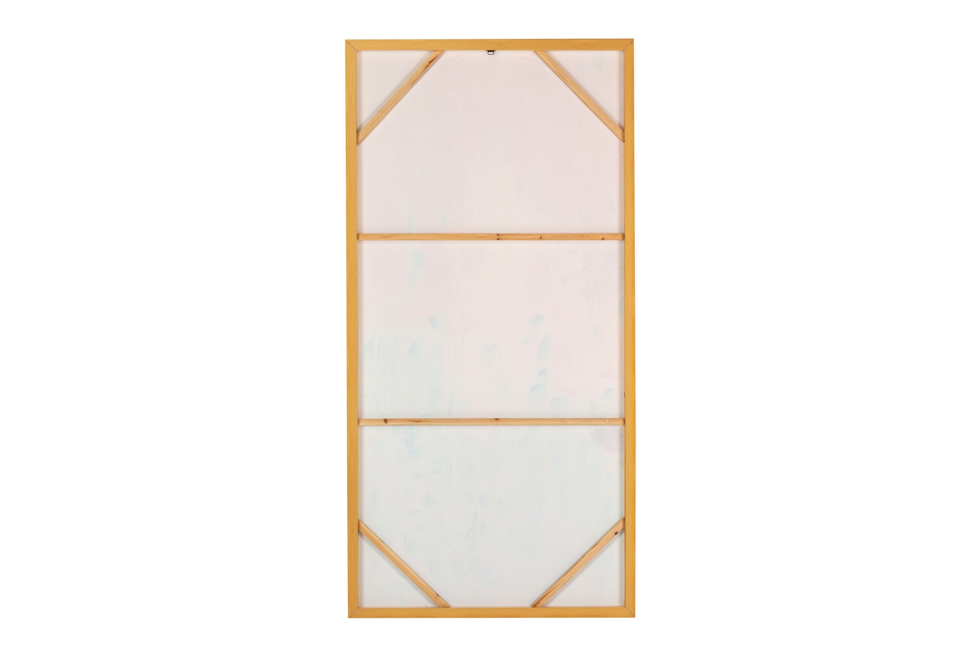 ABSTRACT PAINTING WITH BEIGE FRAME 90x4x180 CM