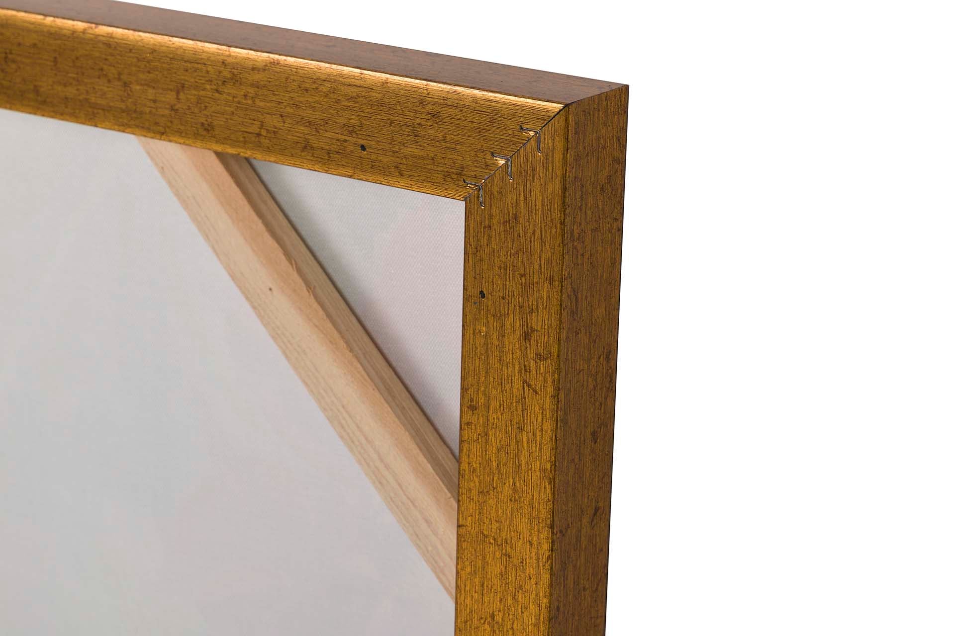 SET 2 CUADROS MACACOS CON MARCO DORADO 60x4x80 CM