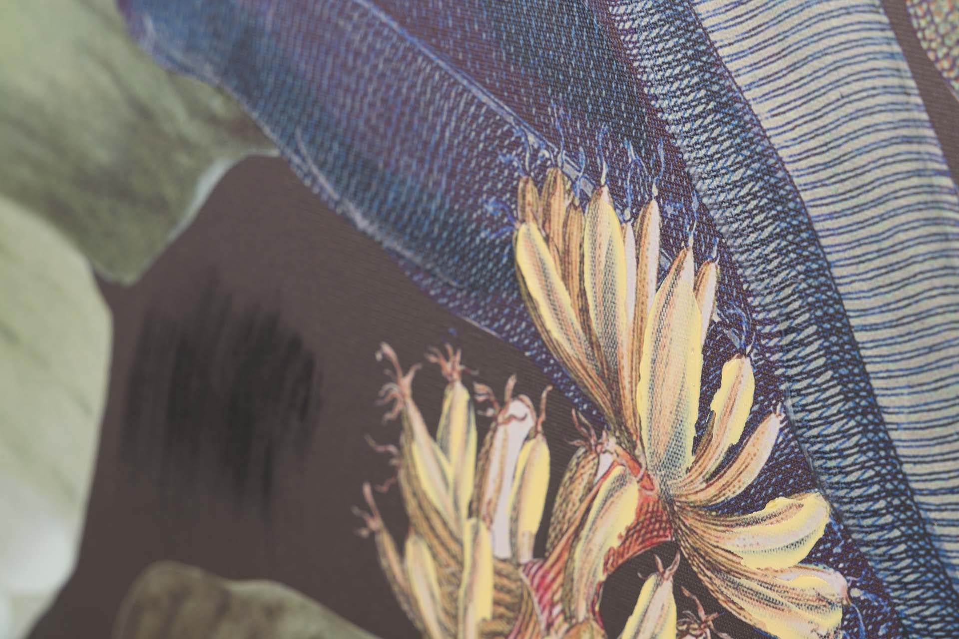 PINTURA MACACO COM MOLDURA DOURADA 80x4x120 CM