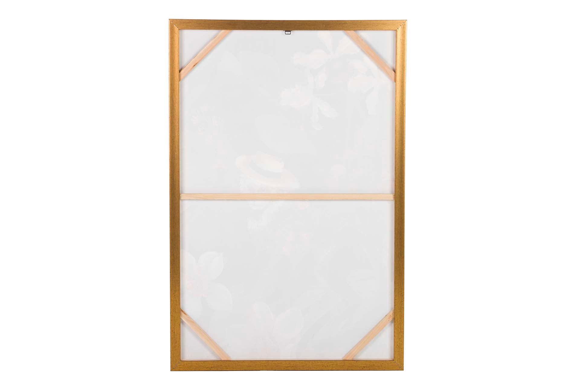 MACACO PAINTING WITH GOLD FRAME 80x4x120 CM