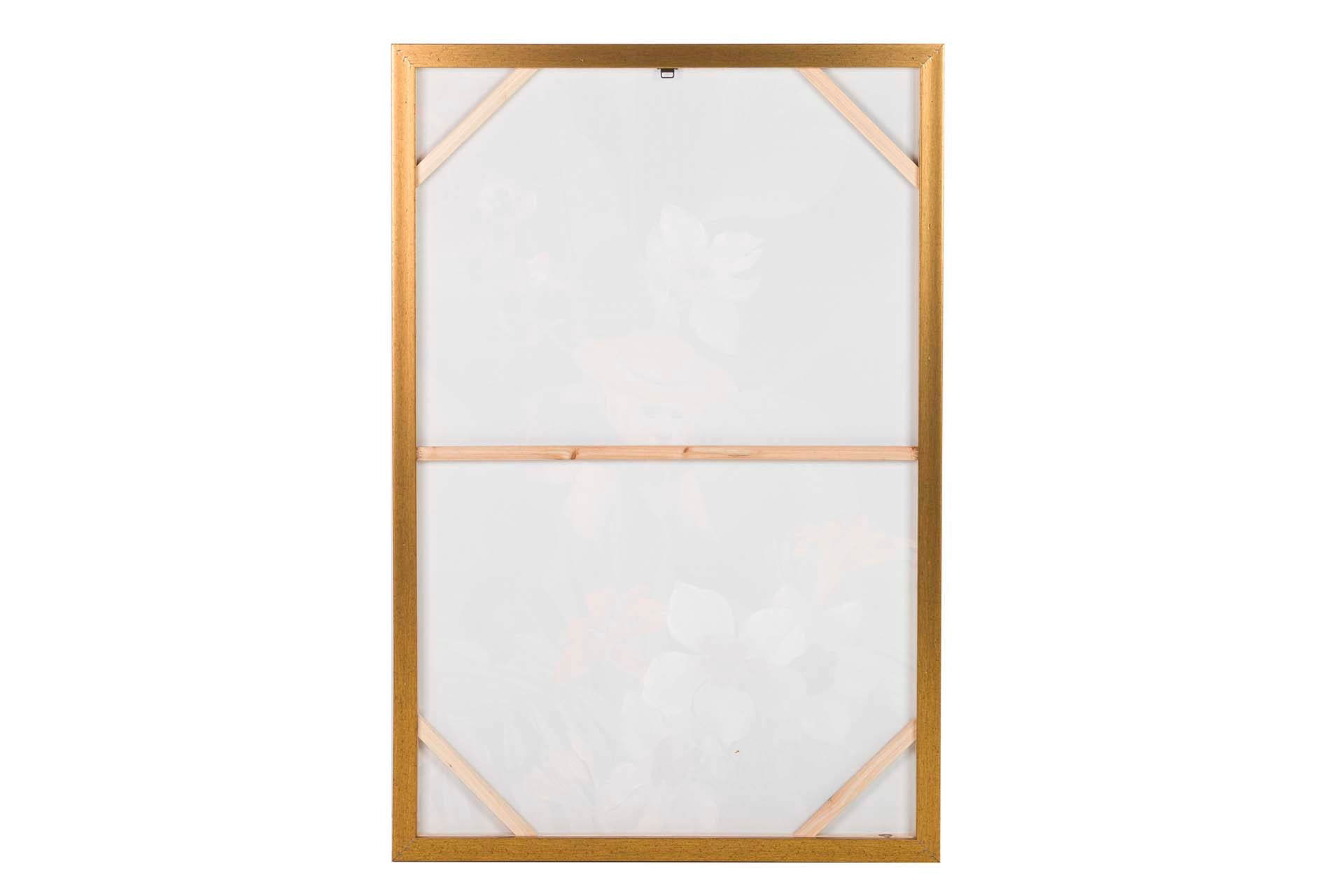 MACACO PAINTING WITH GOLD FRAME 80x4x120 CM