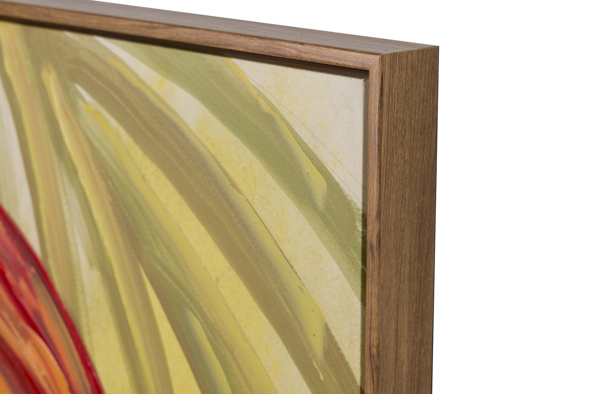 PINTURA DE MULHER COM MOLDURA NATURAL 80x4x120 CM