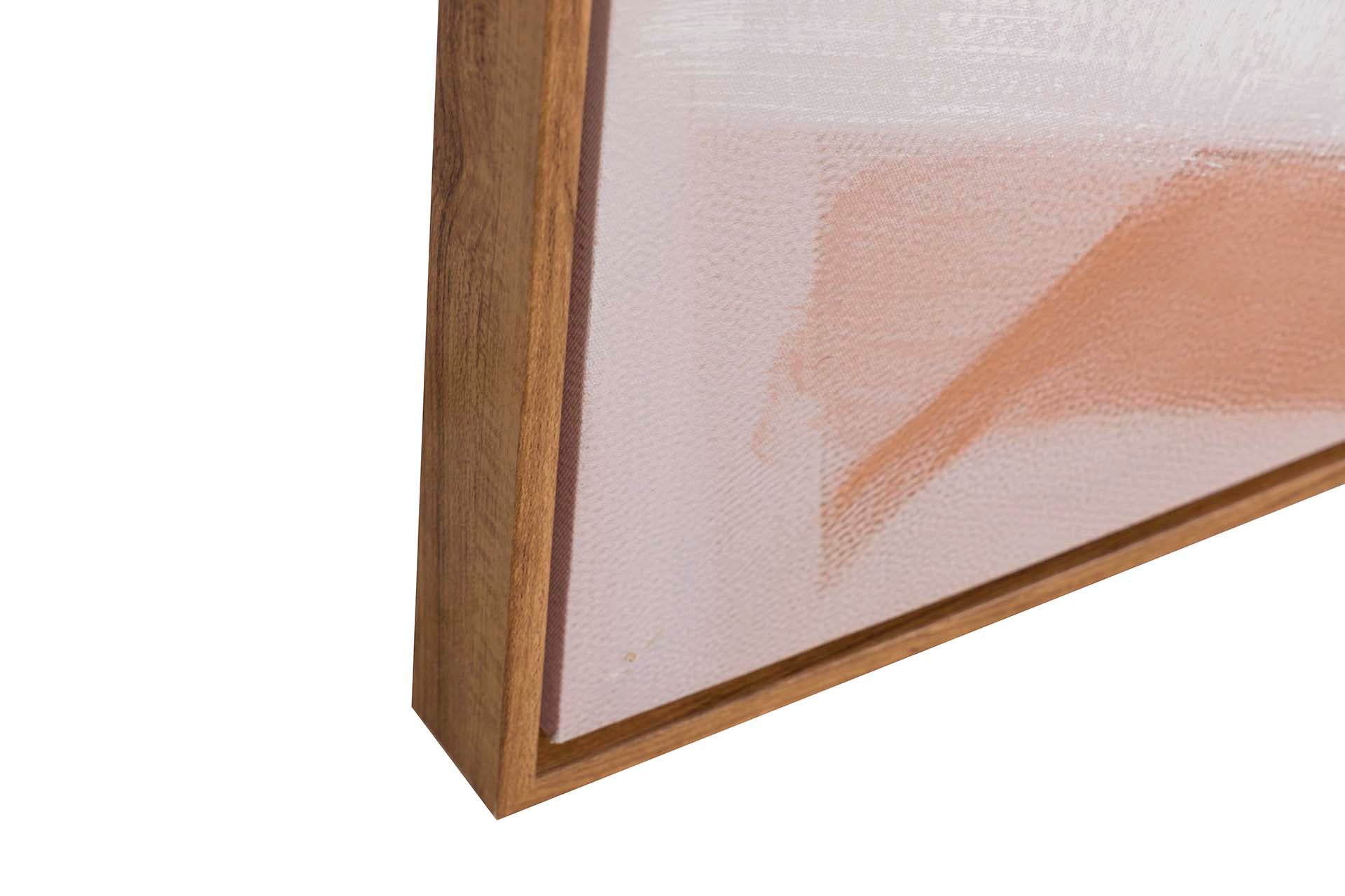 PINTURA DE MULHER COM MOLDURA NATURAL 80x4x120 CM