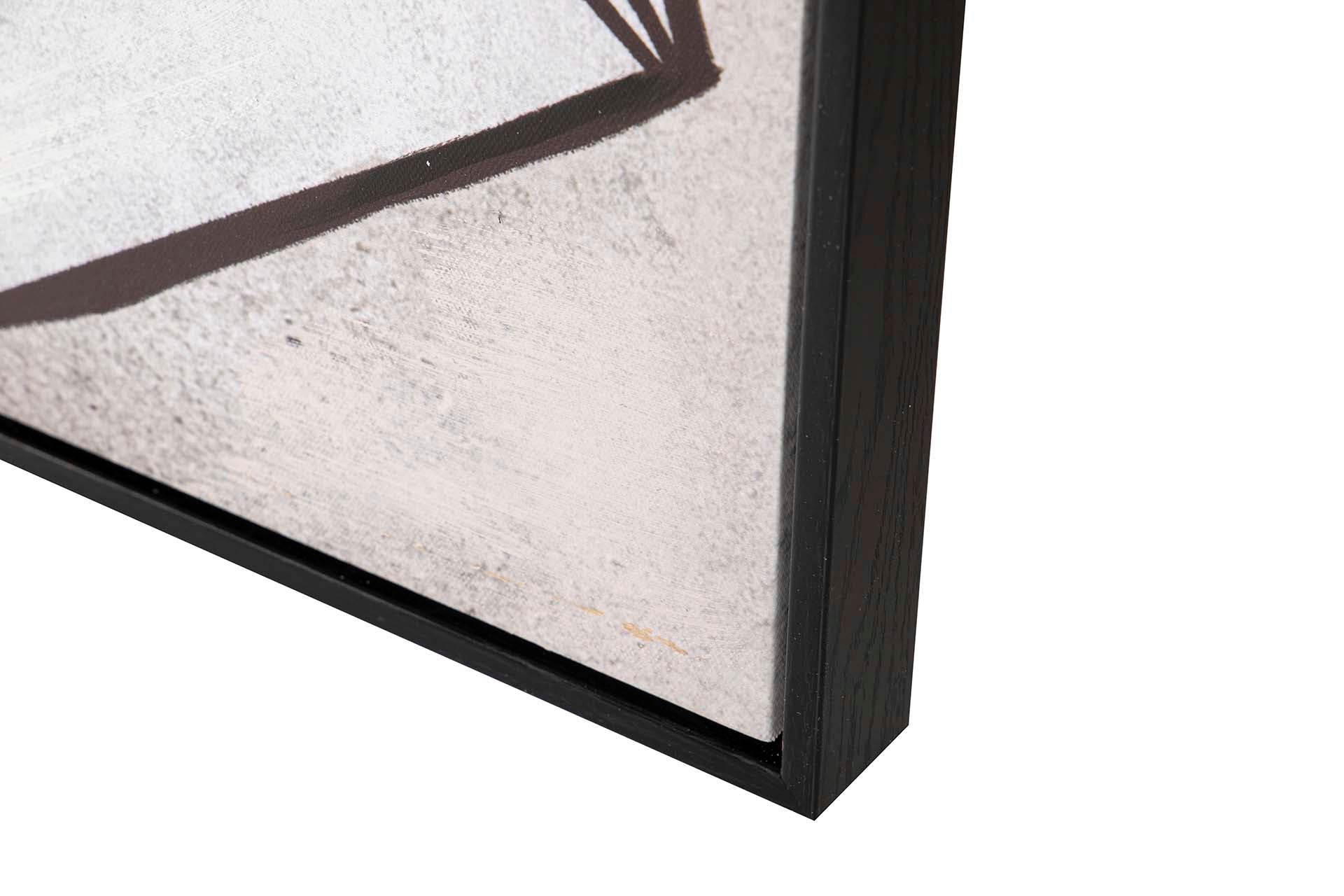 RETRATO COM MOLDURA PRETA 100x4x100 CM